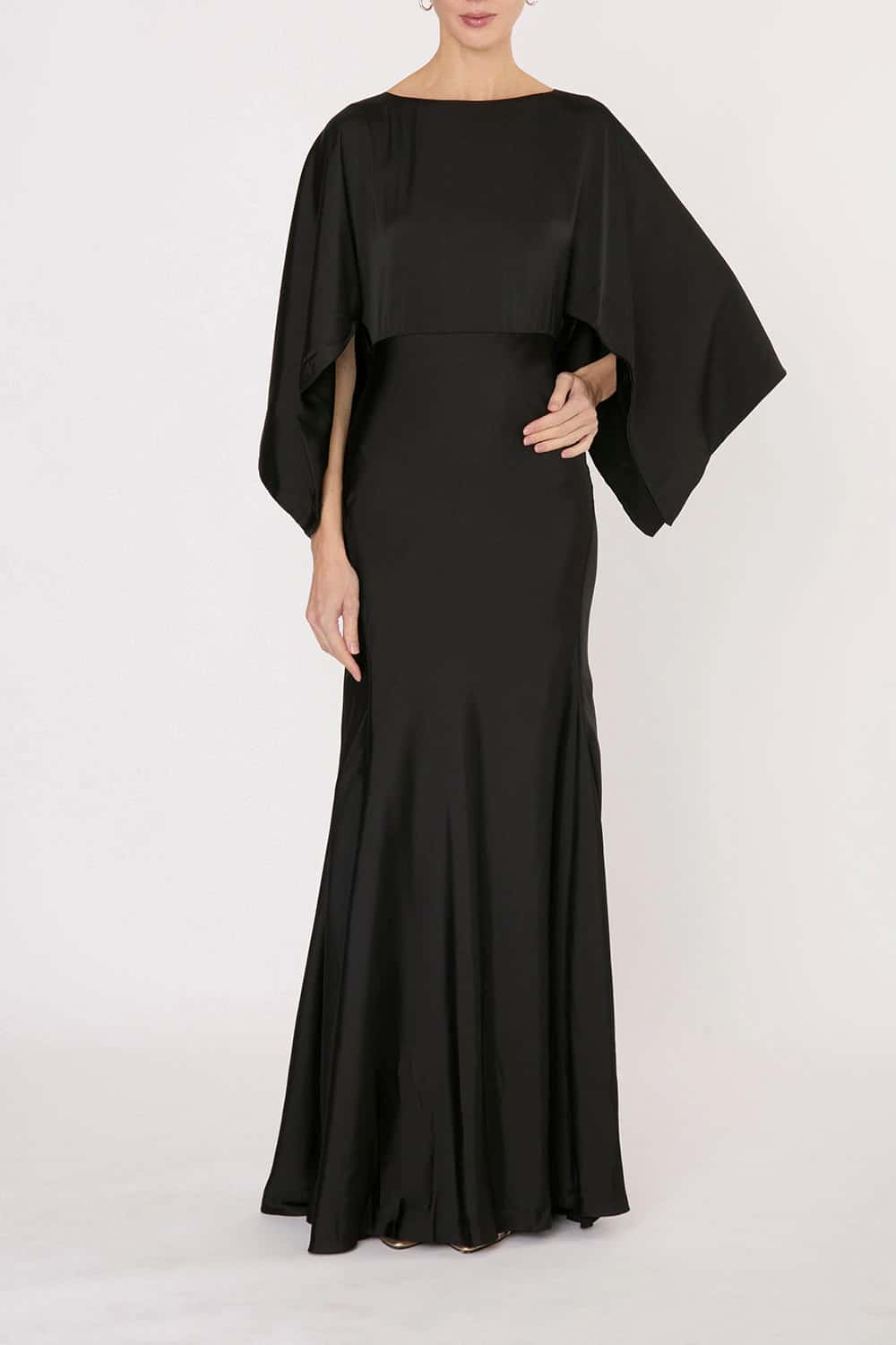 BLACK IRENE LONG DRESS