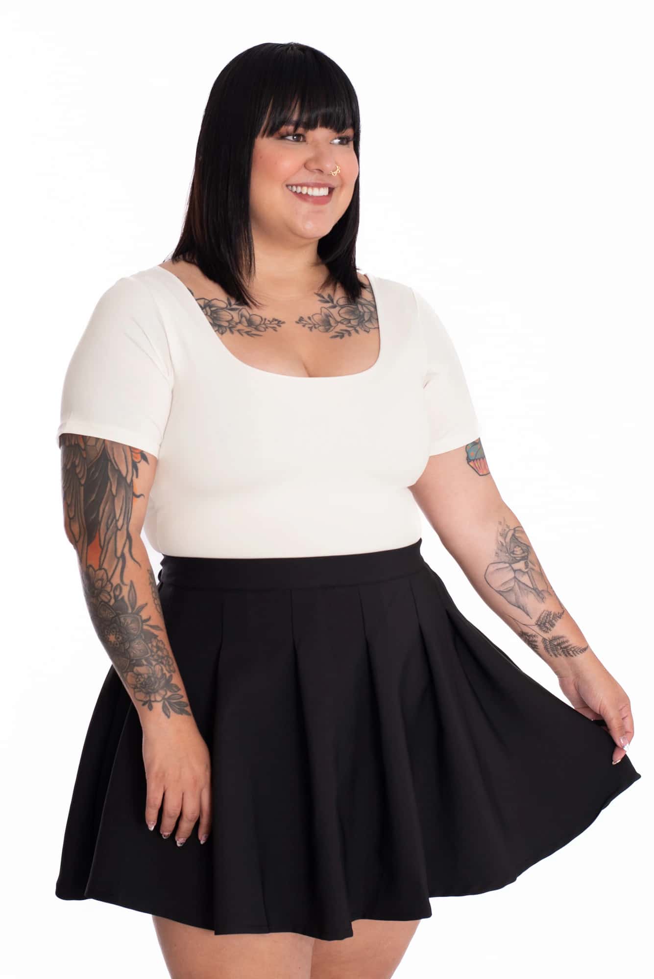 Falda Nicola Negra