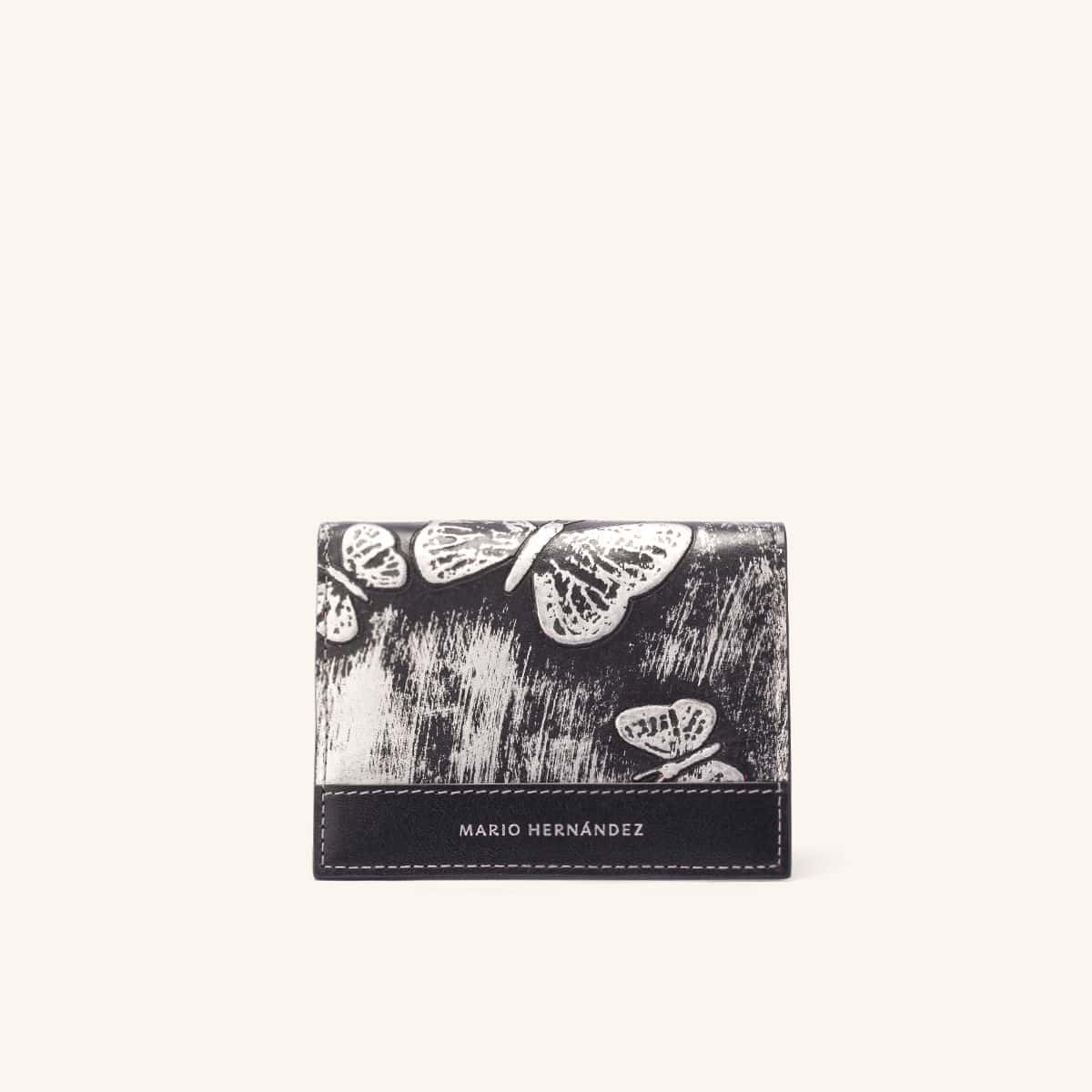 Billetera Lola Mediana Platino Mariposas