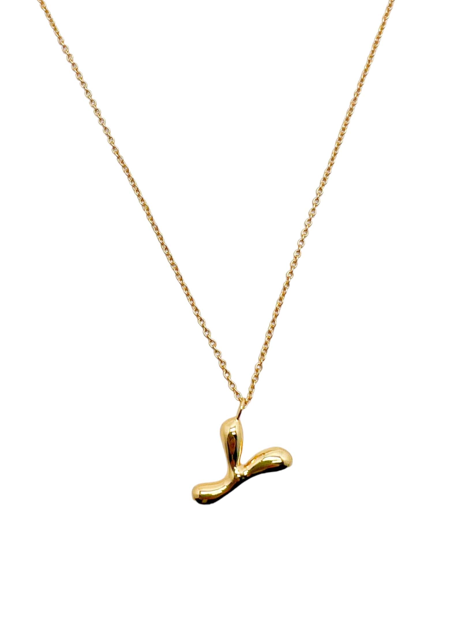 cadena letra cosmic water gold - miniatura 33