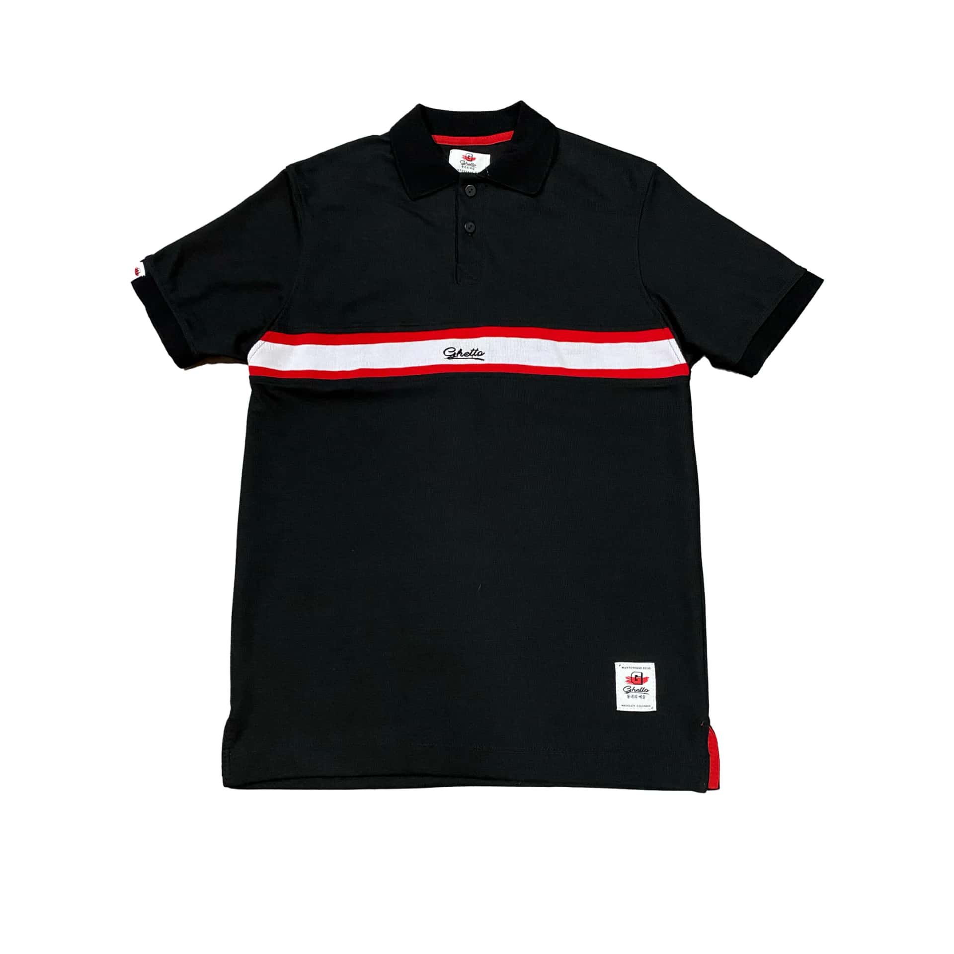 Camiseta Polo Banda Negra