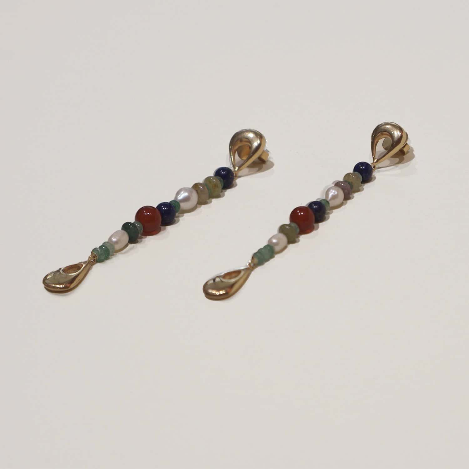 Milpa Earrings Gold - miniatura 2