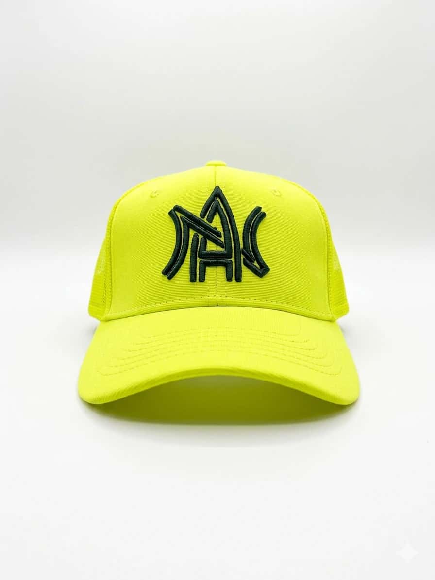 GORRA VERDE FOSFORECENTE A/N CURVO