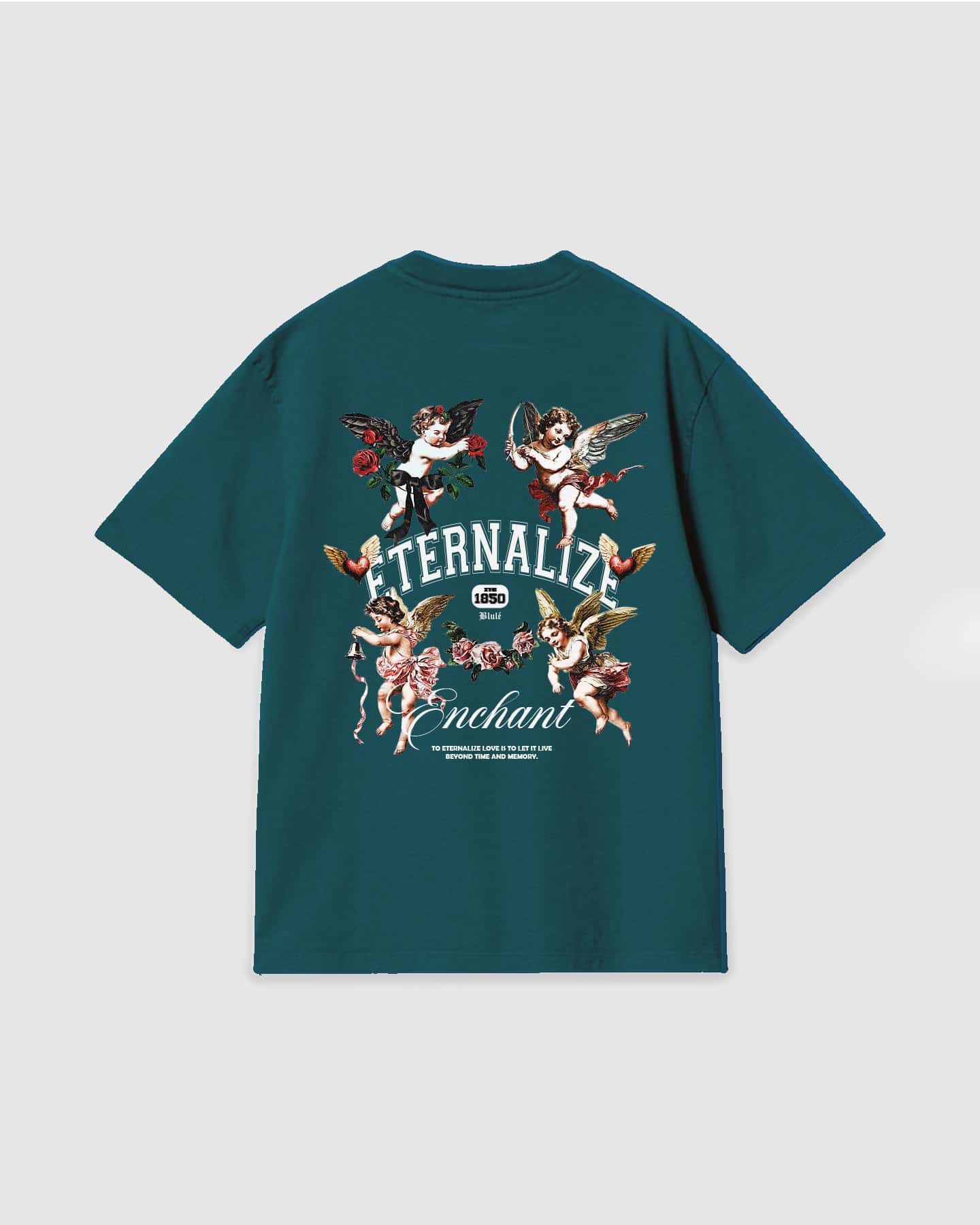 Oversized T Shirt Eternalize Dark Green