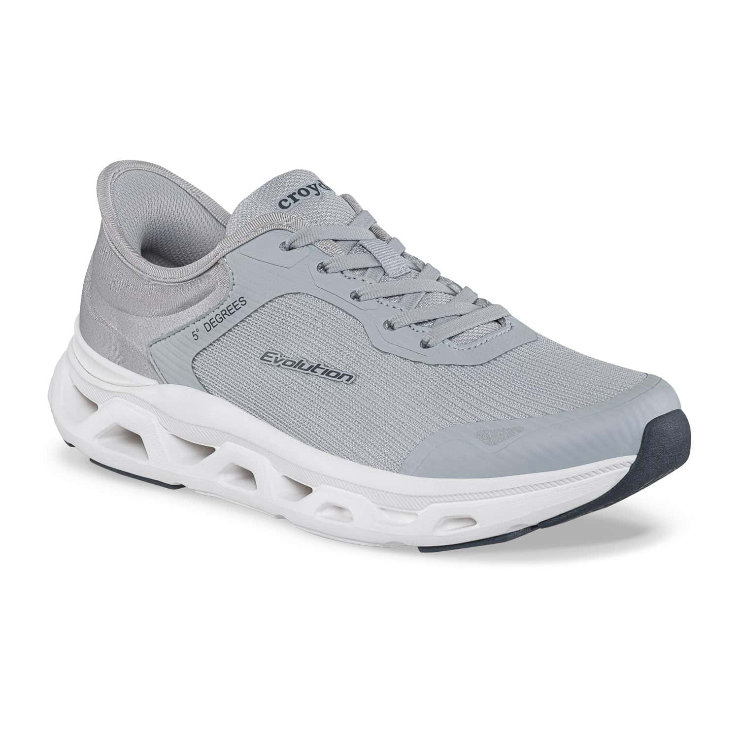 Tenis Running Rwag Gris Croydon Para Hombre