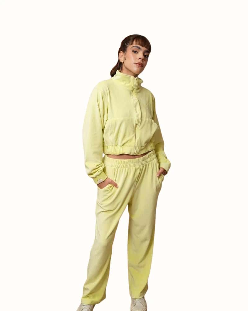 Pant Terciopelo - Verde Limon