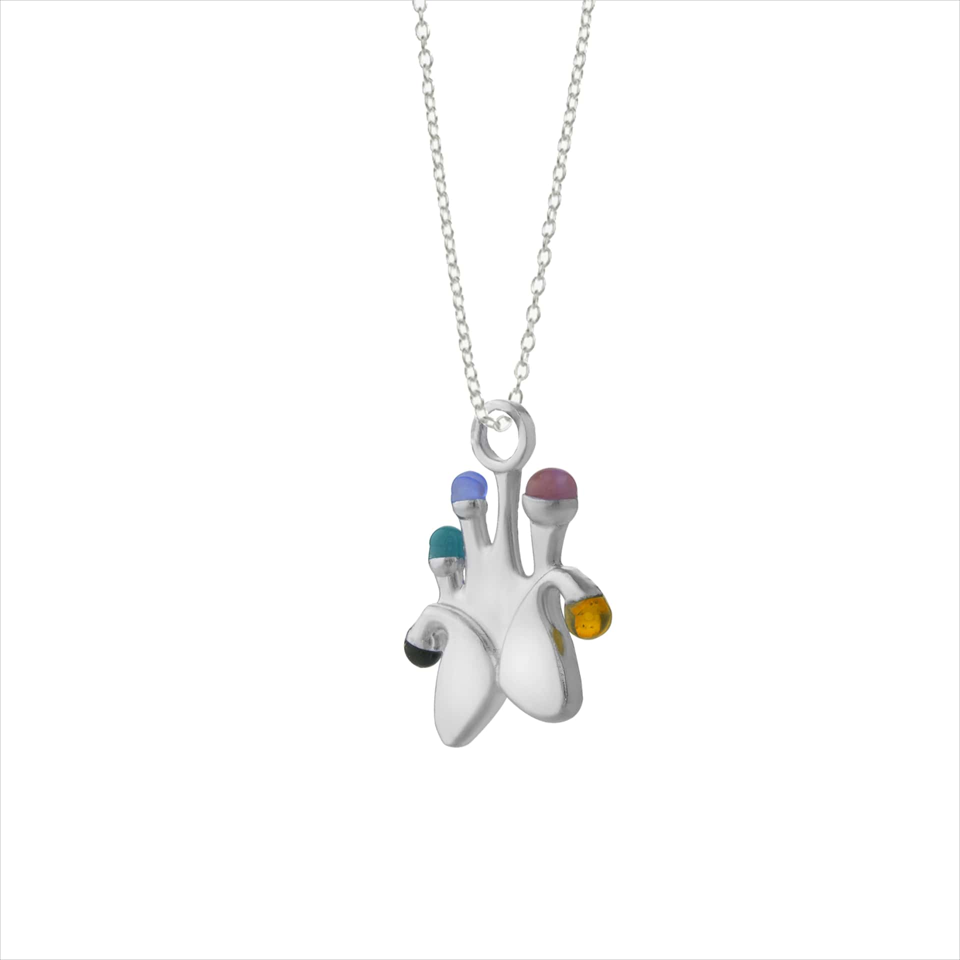 Inverted Bleed Glass Earring / Ear Cuff / Chain - miniatura 4