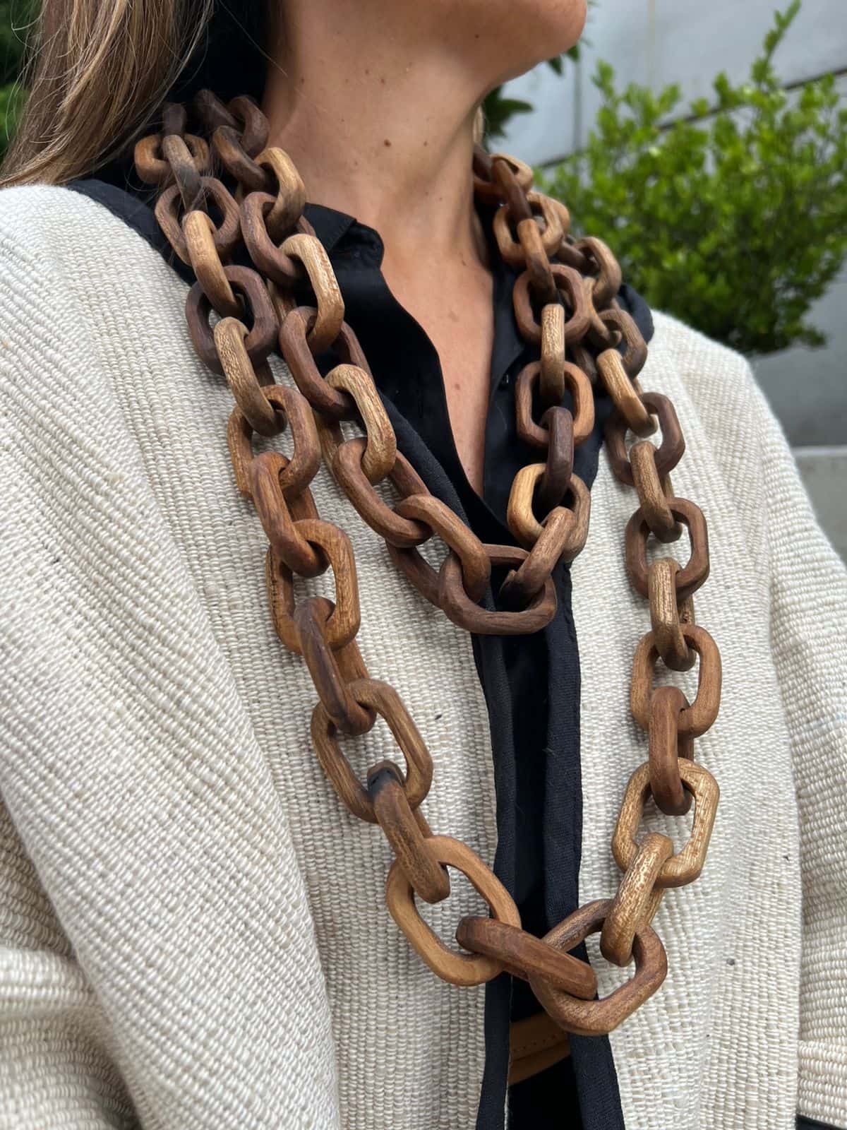 MAYUN collar de madera