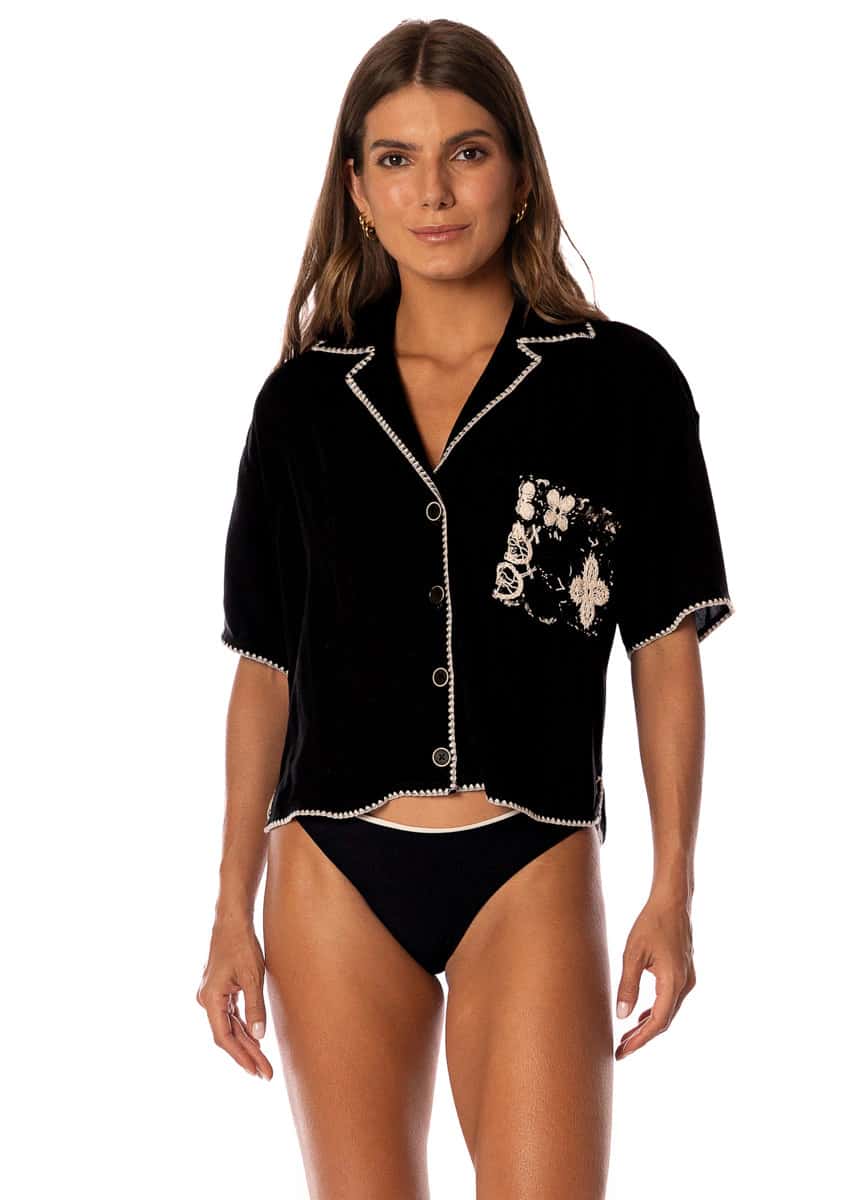Maaji Midnight Black Jaya Shirt