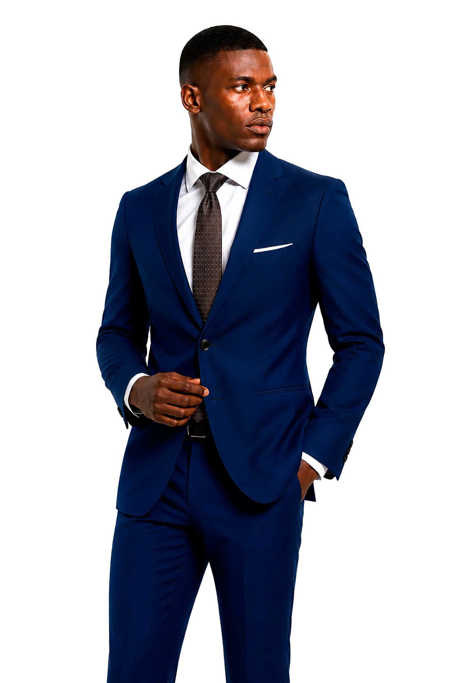 Traje Milano Azul Petroleo