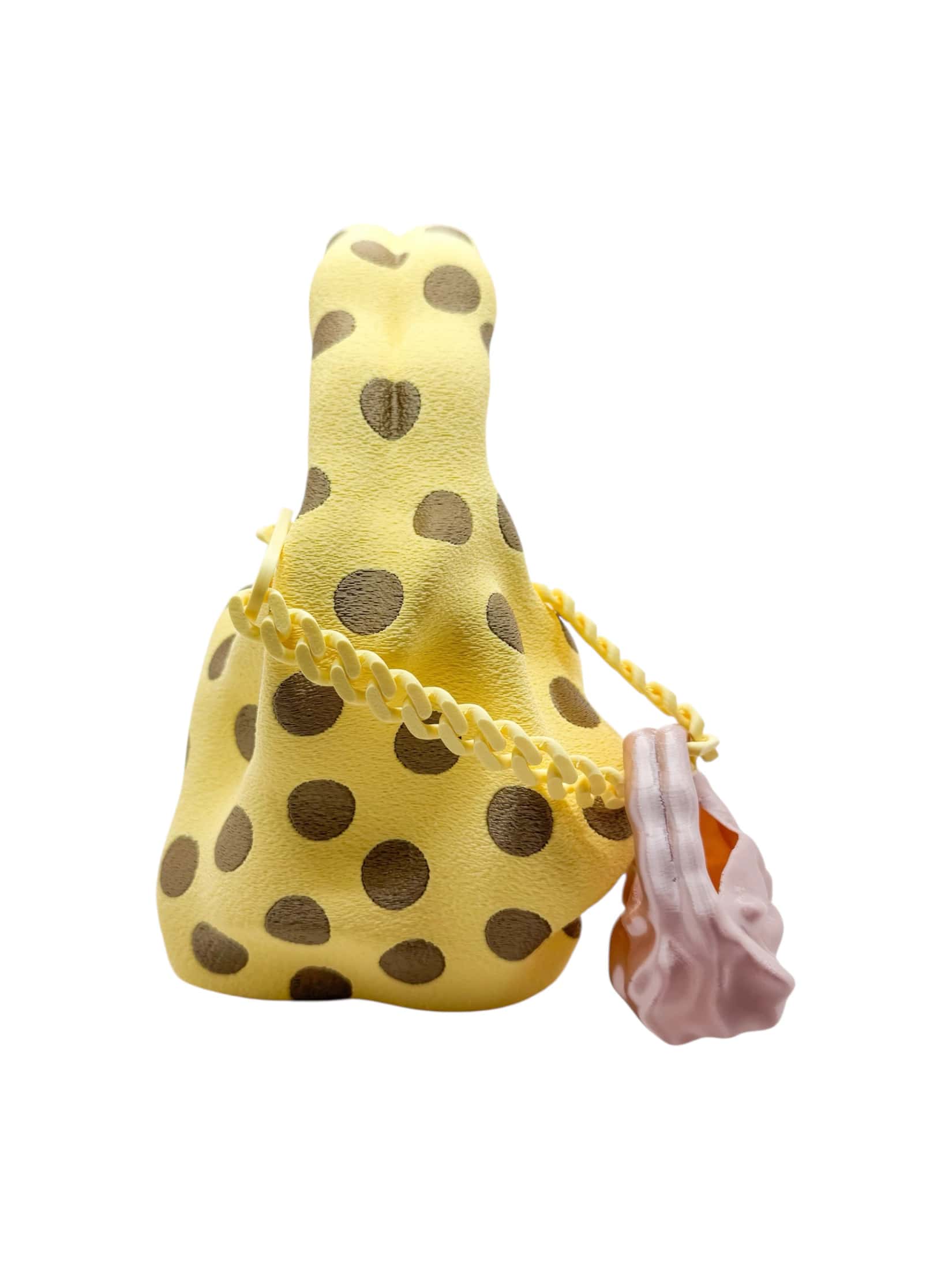 bolso grande cosmic water polka dots butter yellow - miniatura 4