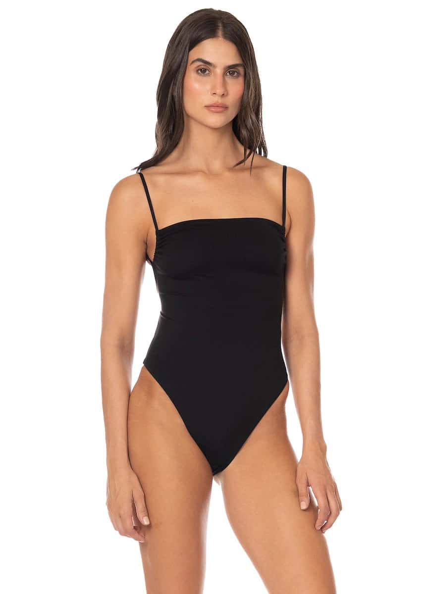 Maaji Jade Black Brittany Cheeky Cut Classic One Piece