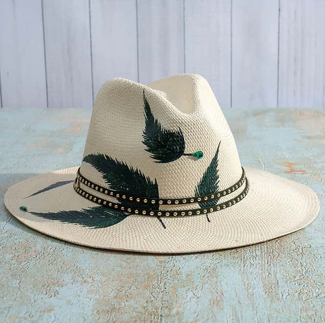 Jewel feather -green