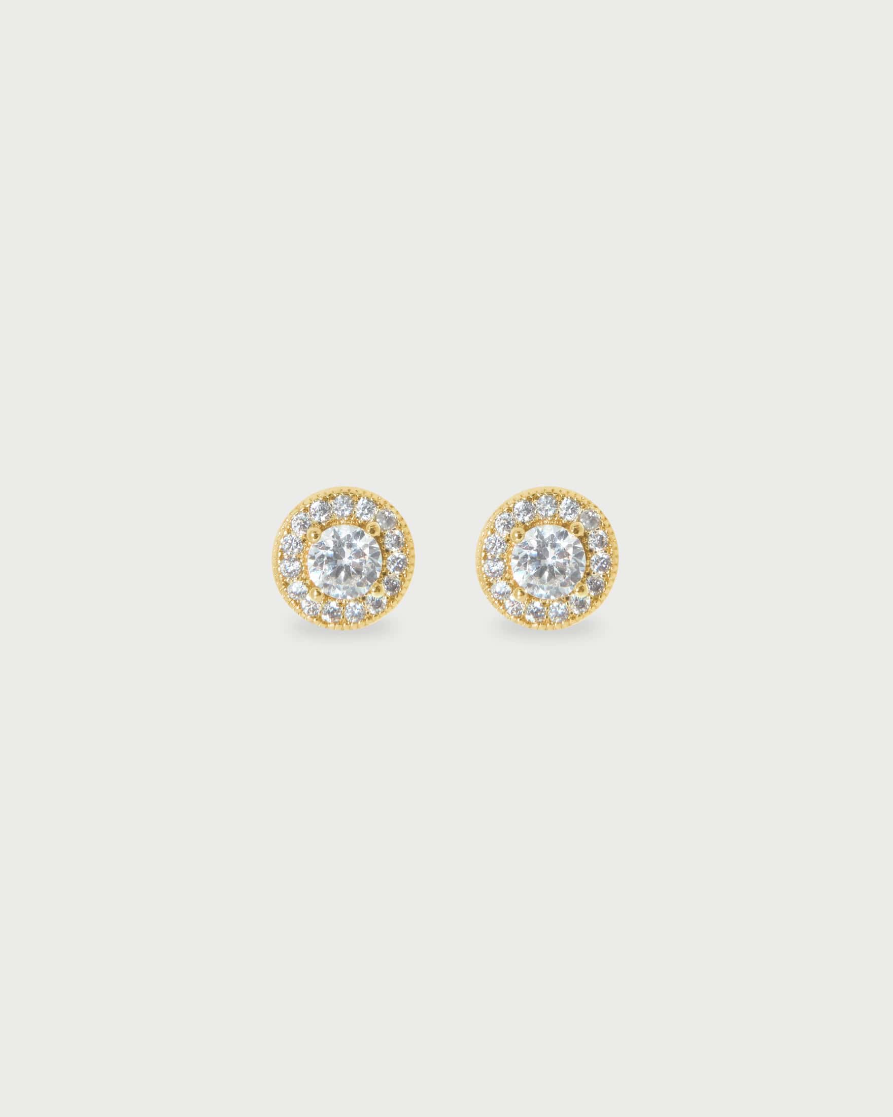 Aretes Circulares Cristal