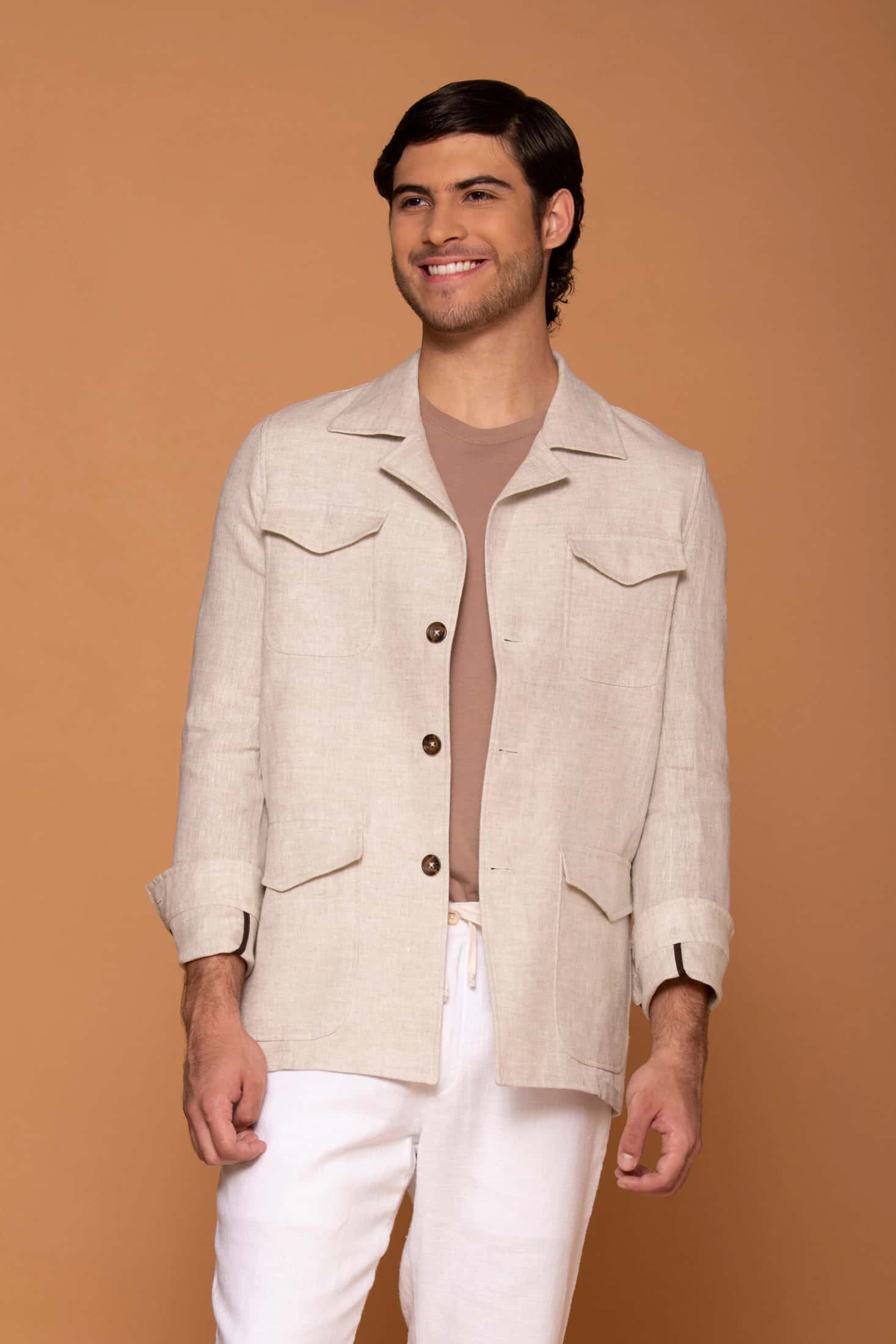 Chaqueta Safari Lino Arena
