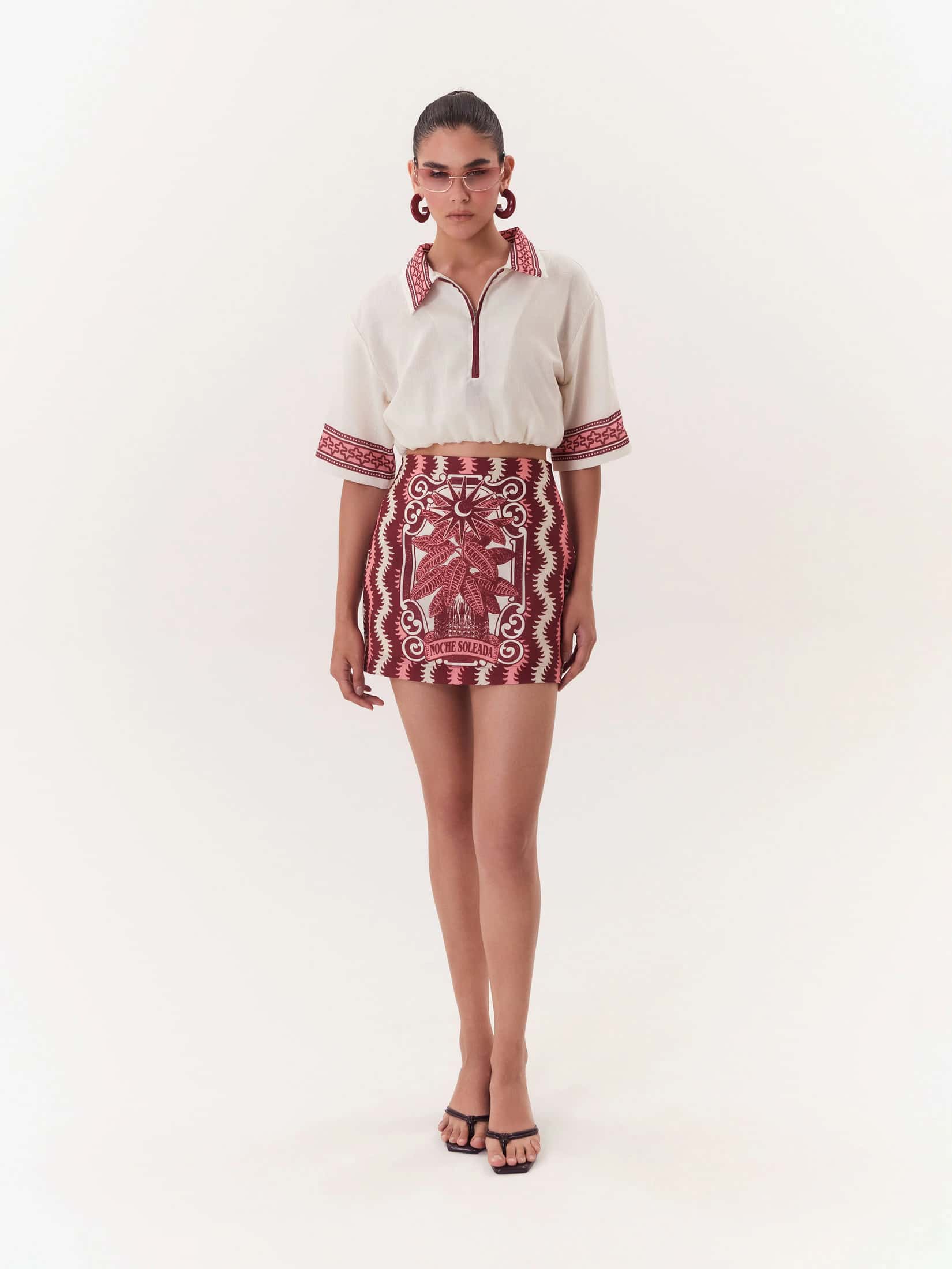 Cropped Top Solar - Vino