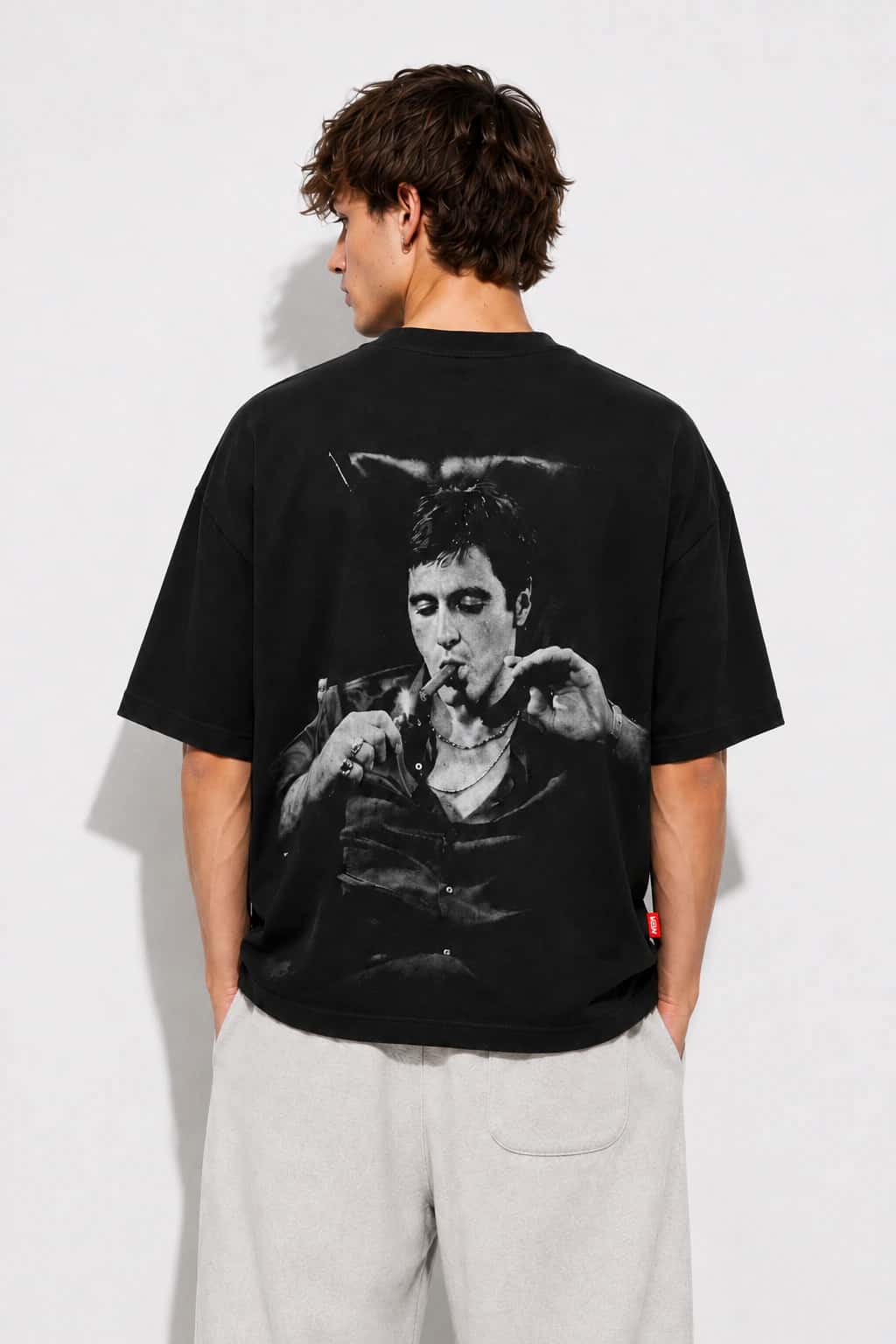 CAMISETA OVERSIZE CUBANO NEGRO NEA - miniatura 2