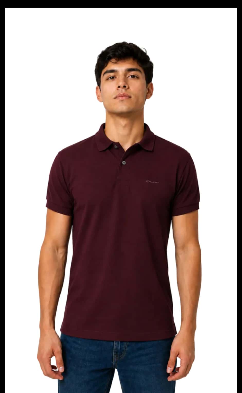 Camiseta Polo MC vino