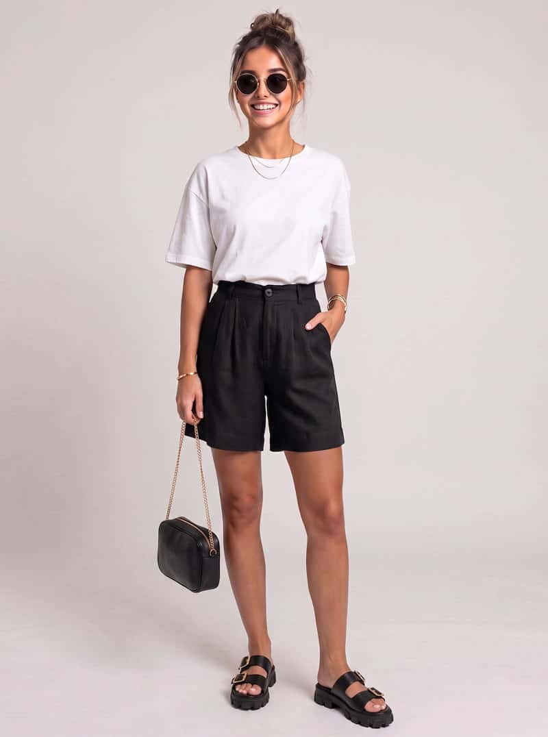 SHORT MESTIZO NEGRO
