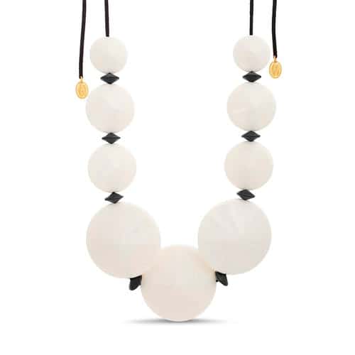 Pointed Circle Station Necklace