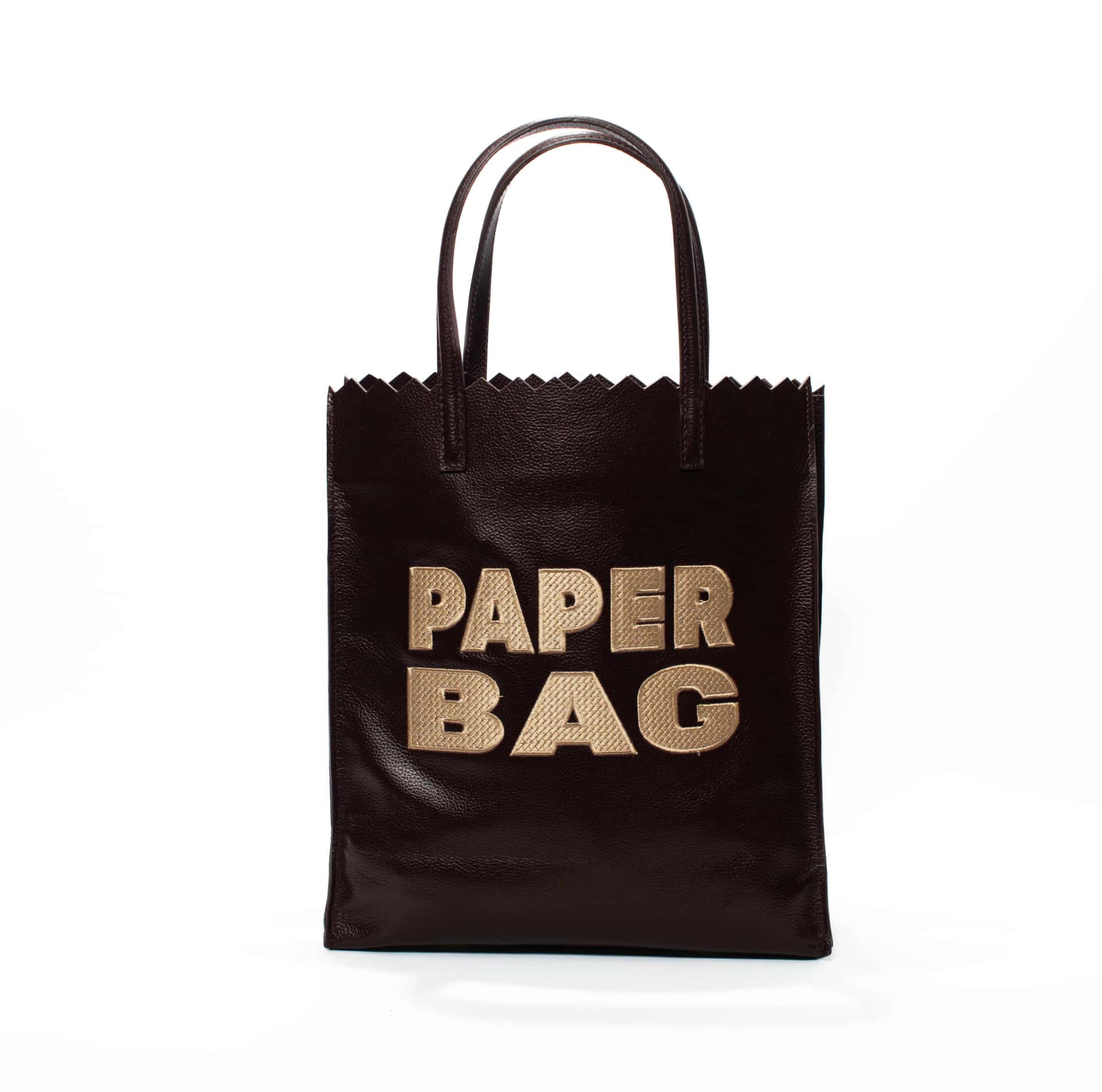 PAPER BAG - Chocolate x ivory
