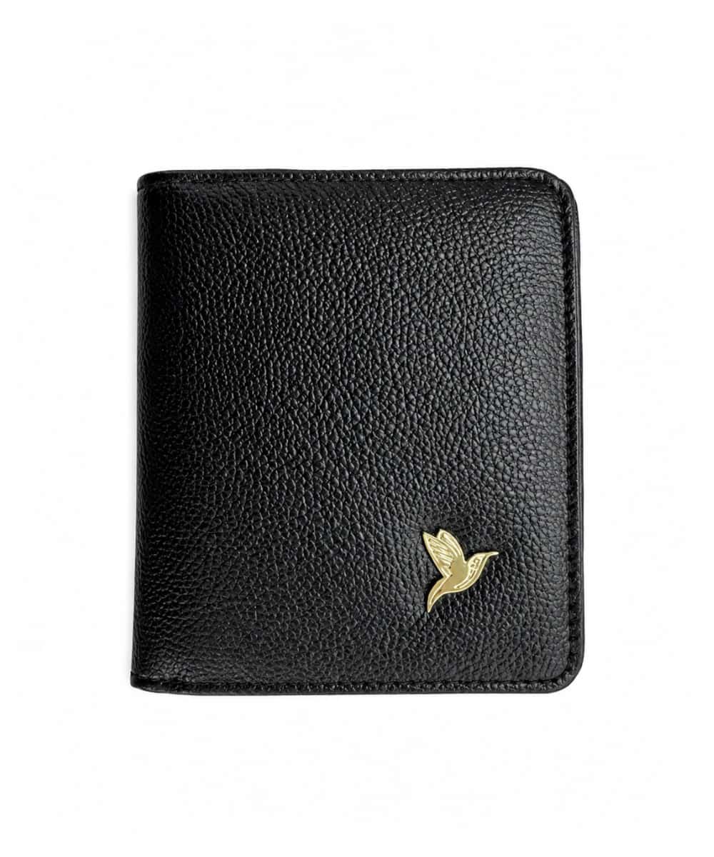 Portapasaporte de Cuero Negro