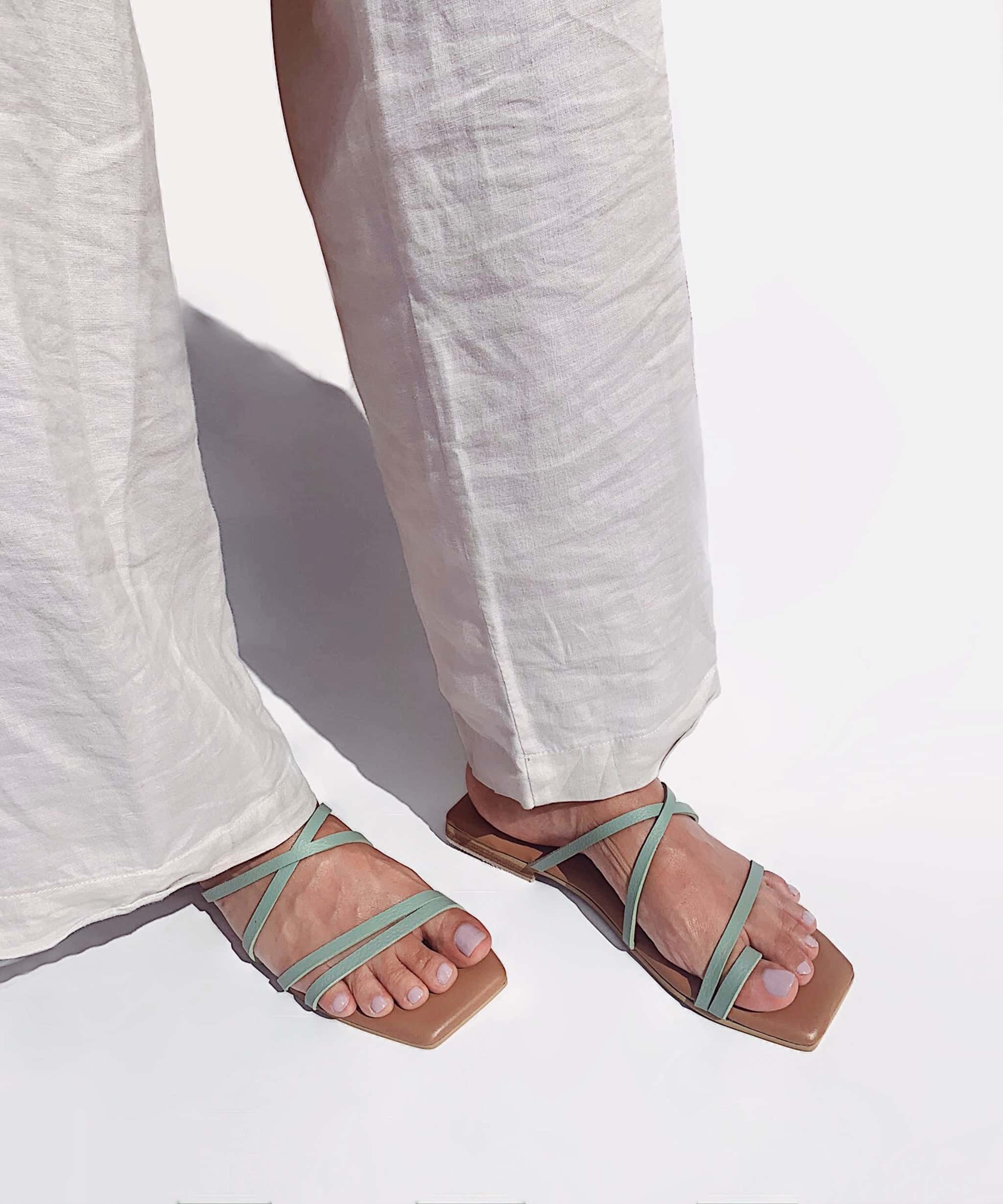 Isla sandals - Verde (Matcha Green)