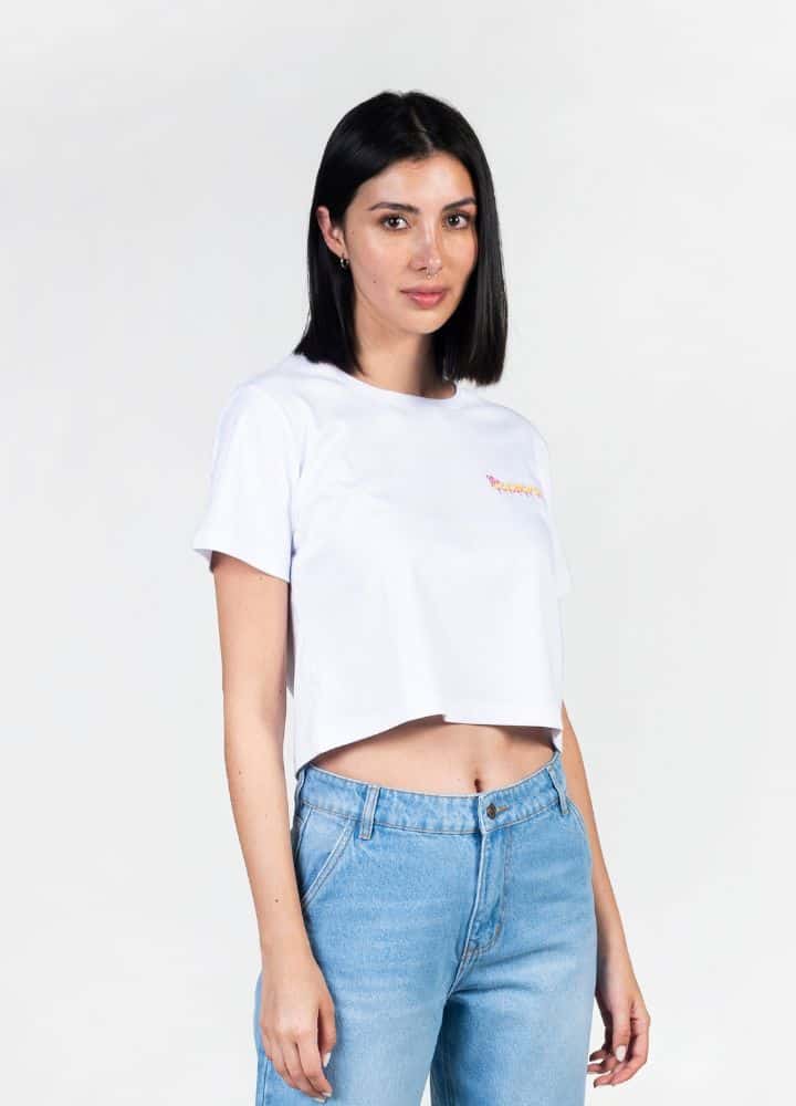 Oasis Crop Top - Blanco