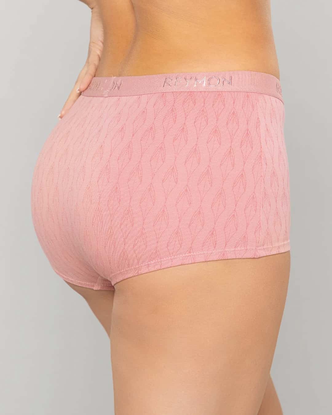 Boxer Femenino Tiro Alto en Algodón Estampado Ref. 8017 - miniatura 9