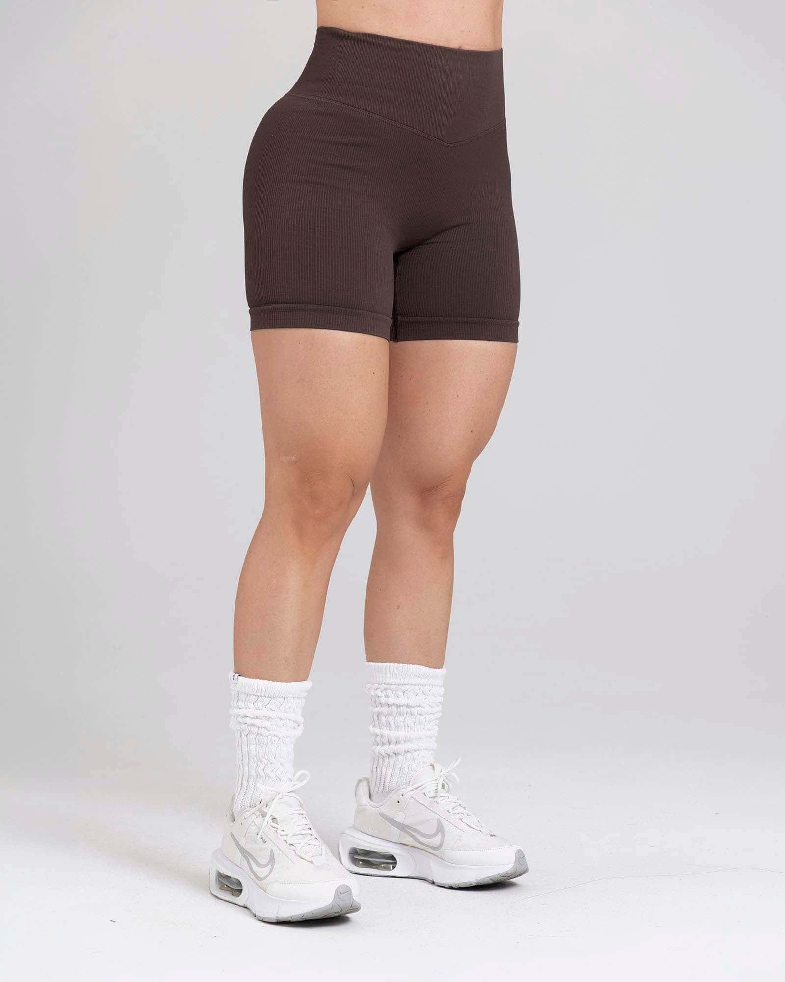 Short motion seamless cafe oscuro flexi FIBER - miniatura 5