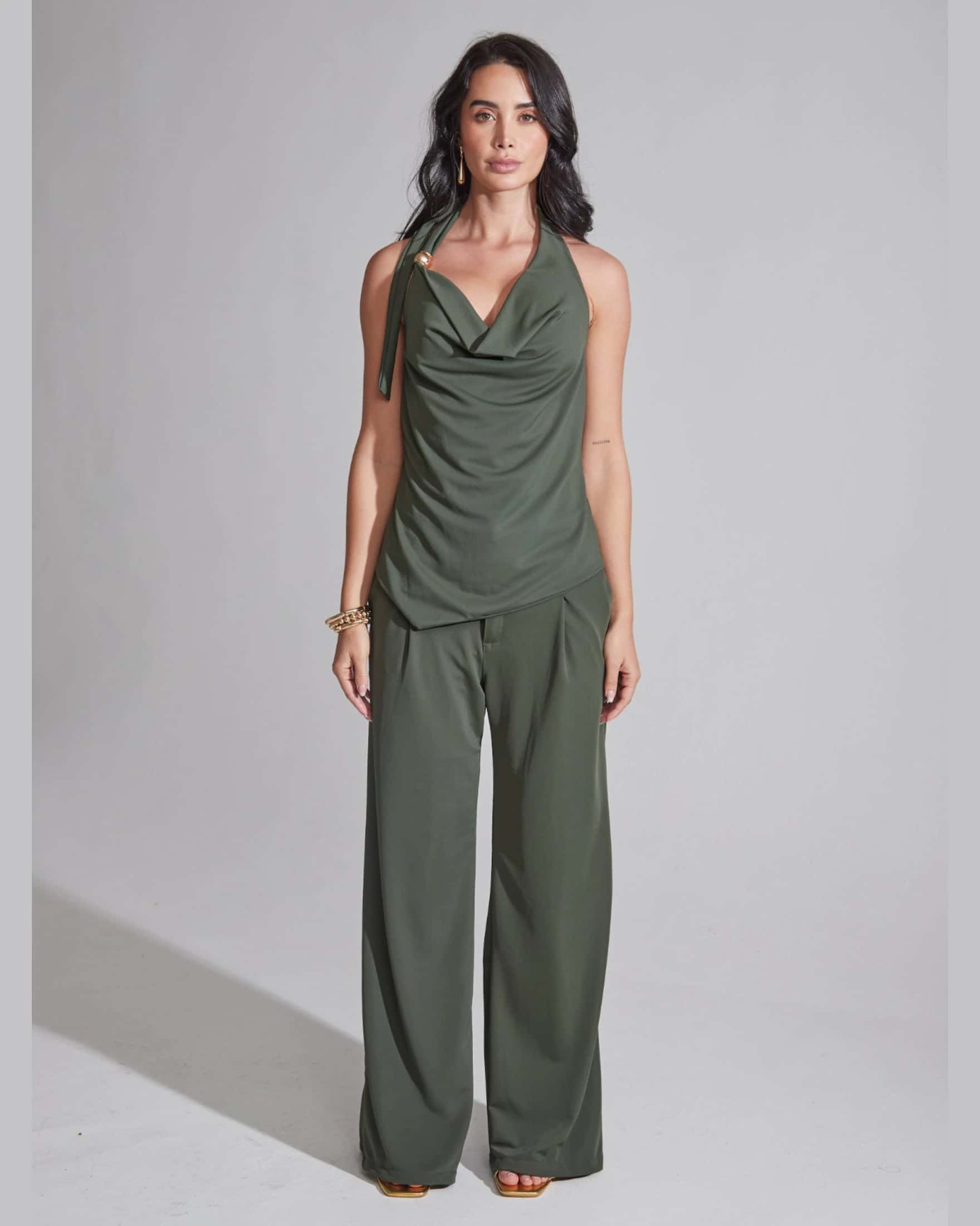 Set Halter y Pantalón Palazzo - miniatura 1