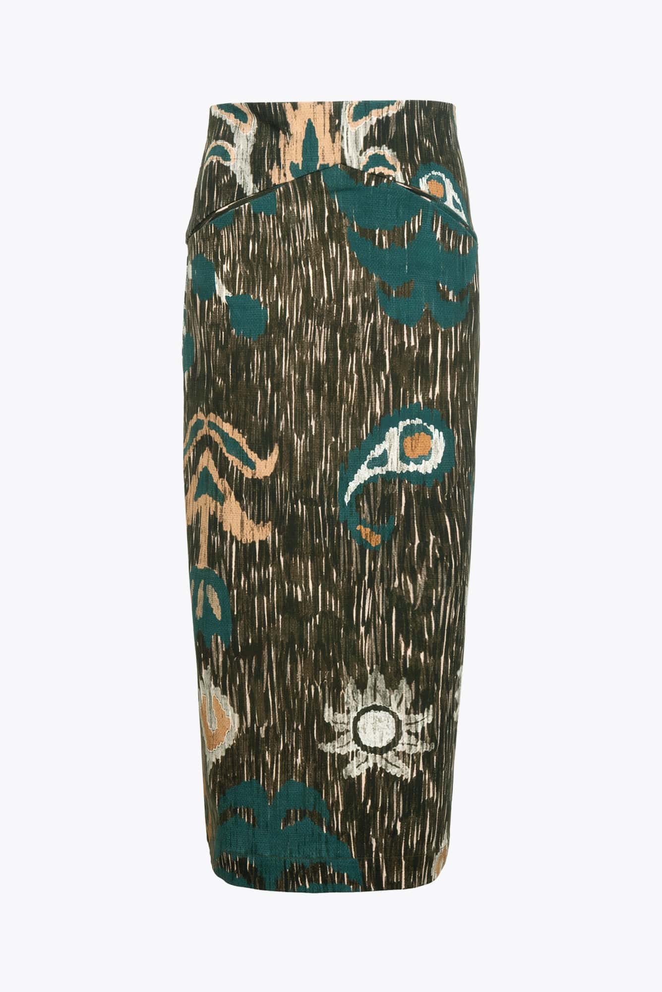 Falda Anidar Jungle Brown Print