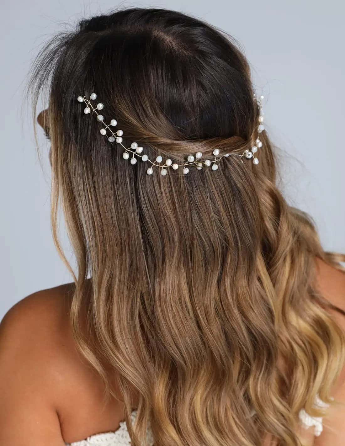 Tiara Martina Pearl + Crystal Ivory