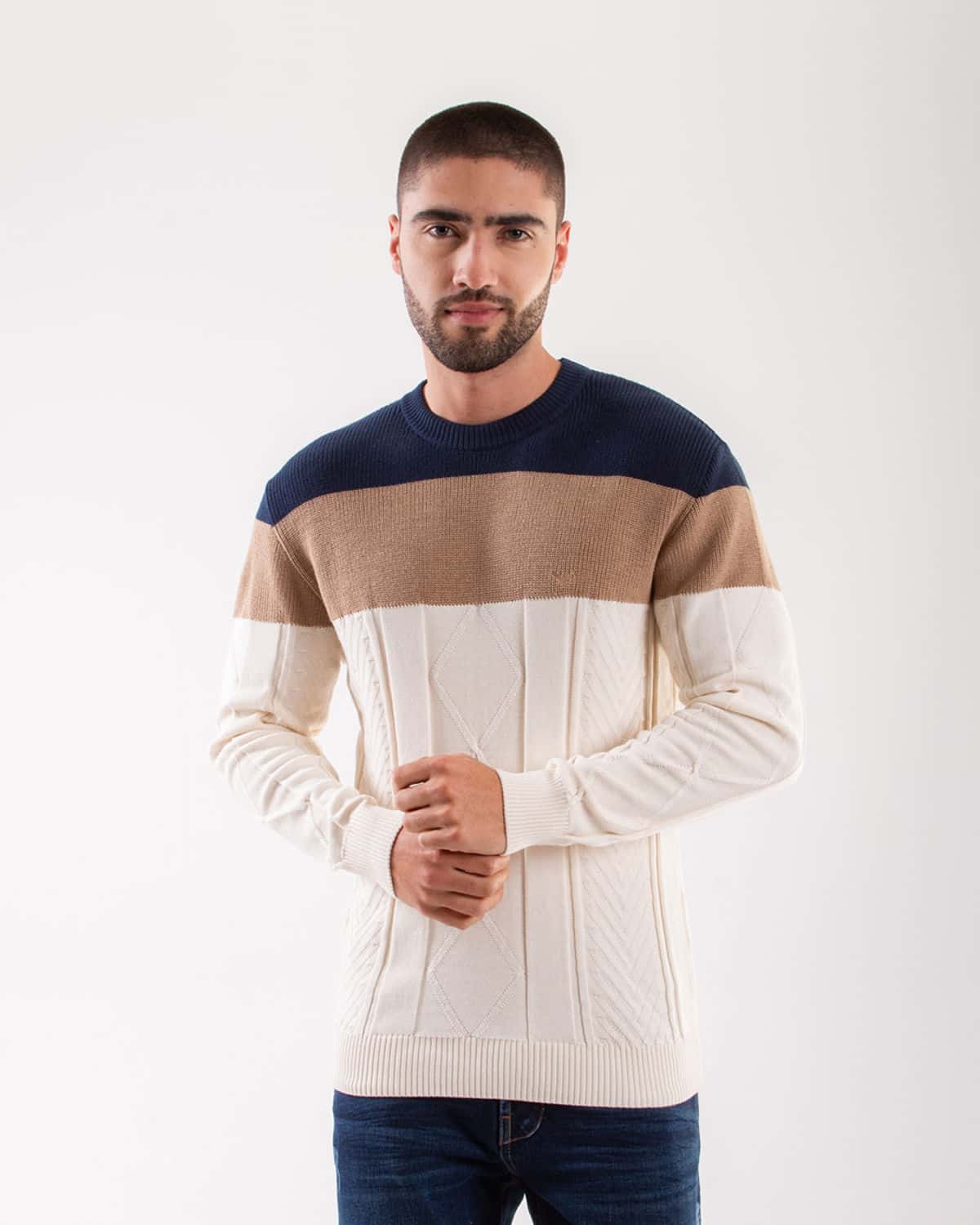 Sweater ivory para hombre