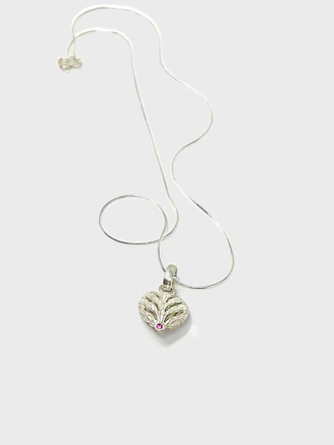 Collar Corazón de plata - miniatura 1