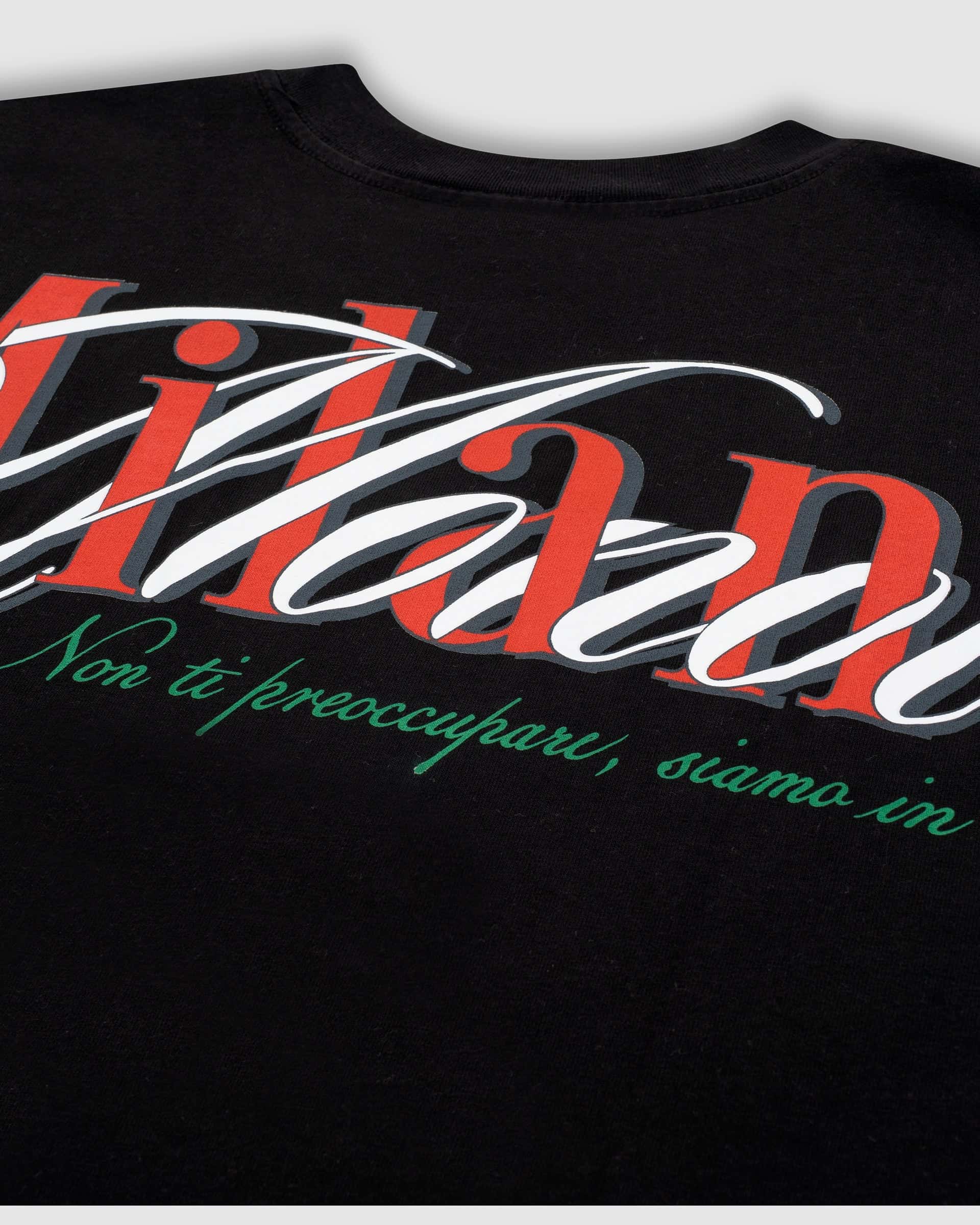 Camiseta Boxy fit Milano - Negro Oscuro - miniatura 6