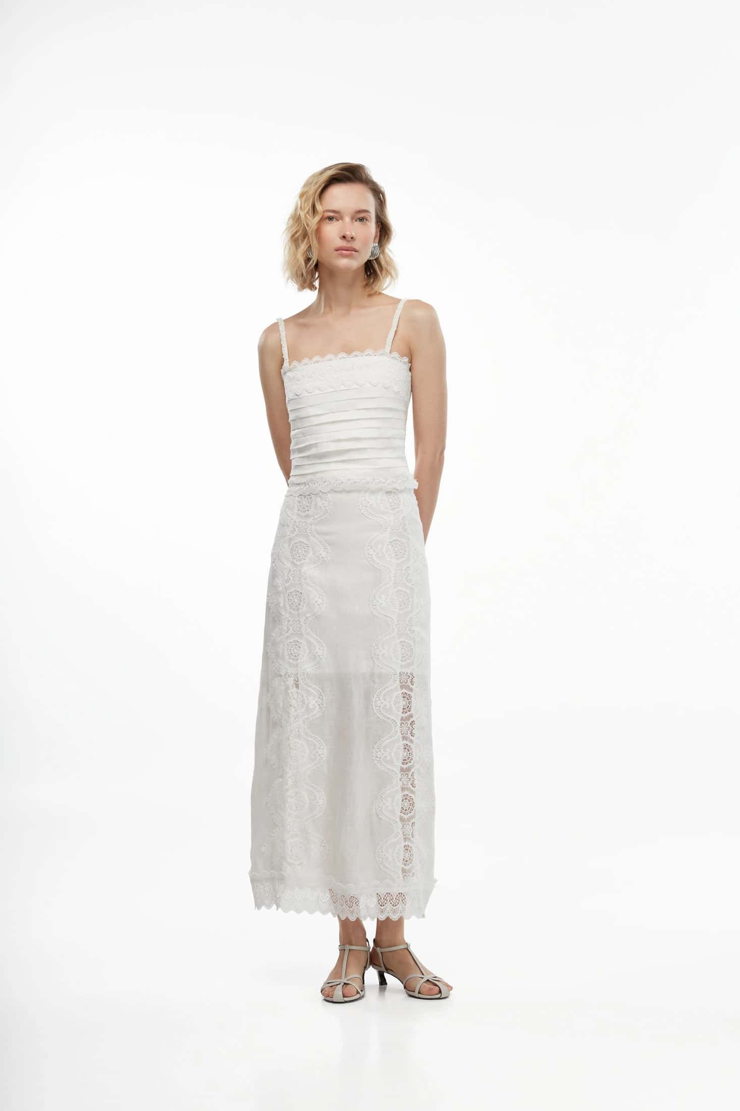 LIRIO MAXI SKIRT WHITE