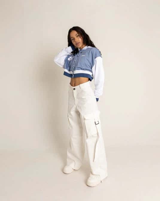 Chaqueta CropTop Angel Azul