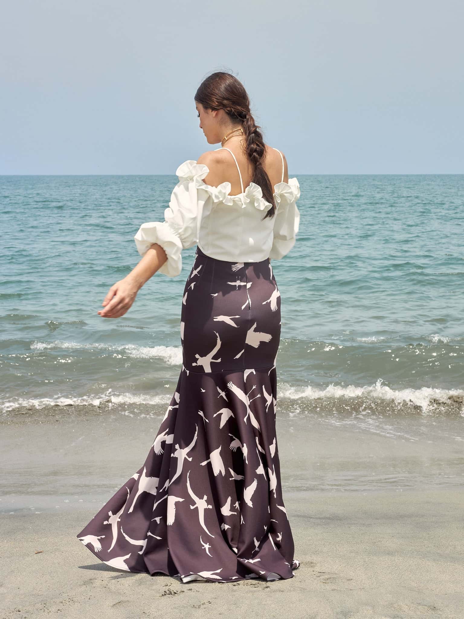 Blusa Tuck Marfil - miniatura 4