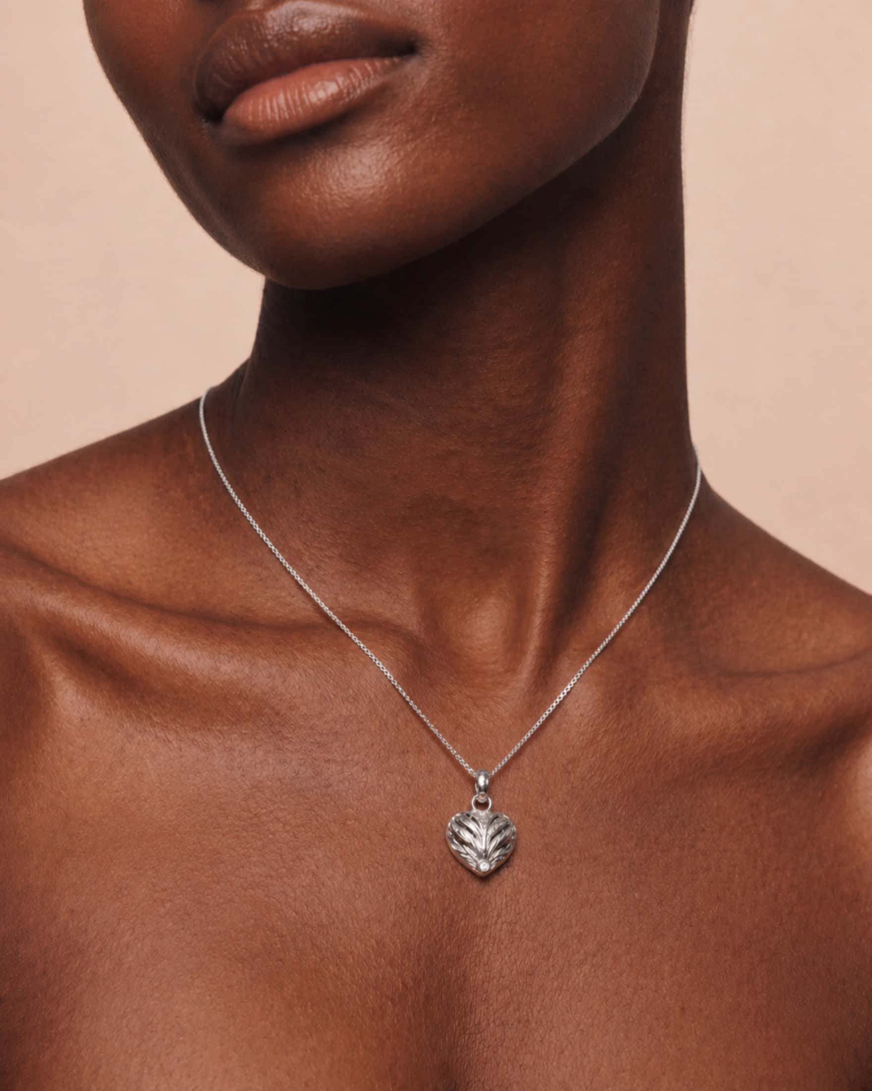 Collar Corazón de plata - miniatura 2