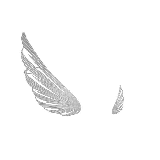 Ear Cuff y Arete Alas del Alma - miniatura 2