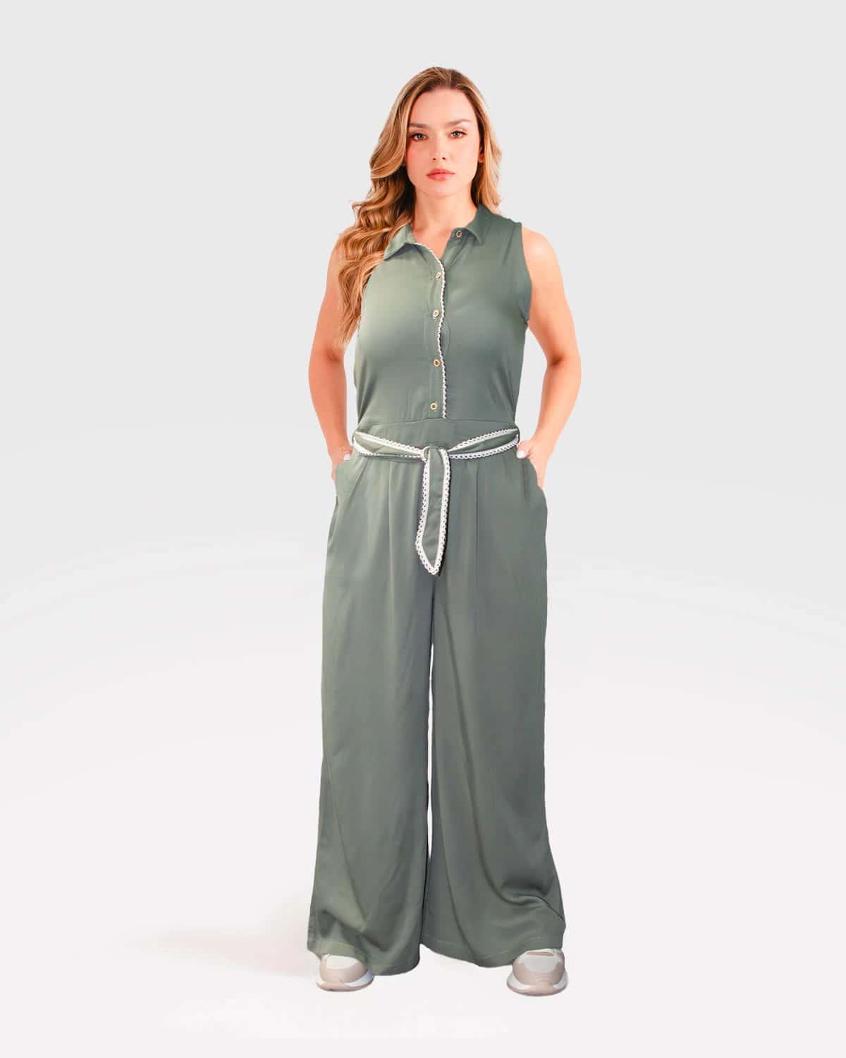 Enterizo verde para mujer