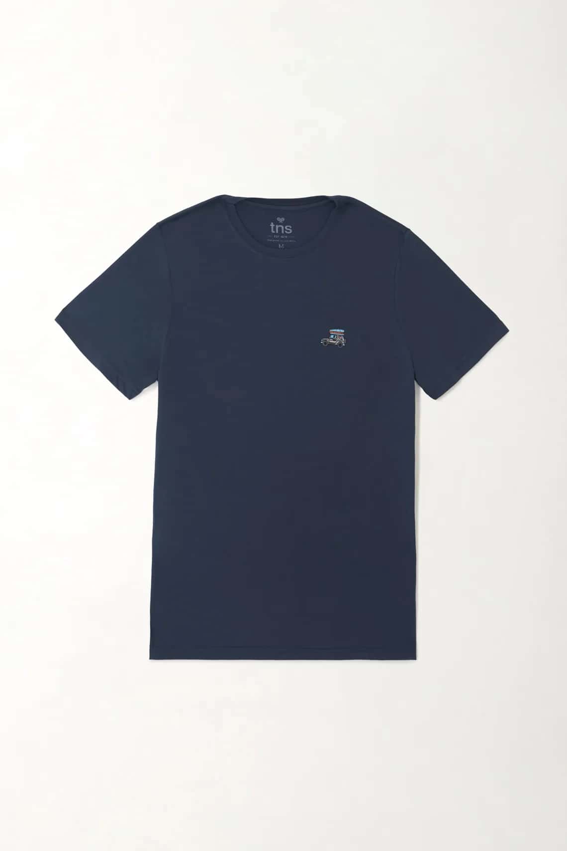 Camiseta con gráfico playero para hombre