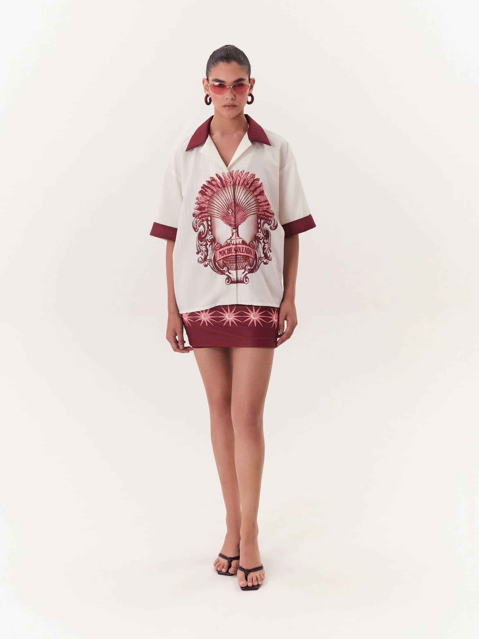 Blusa Solar - Vino