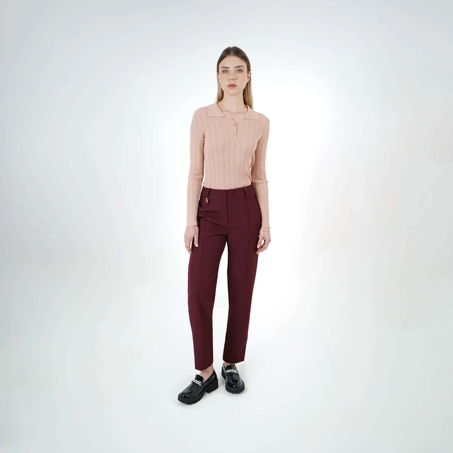 Pantalon Tiro Alto Bota recta
