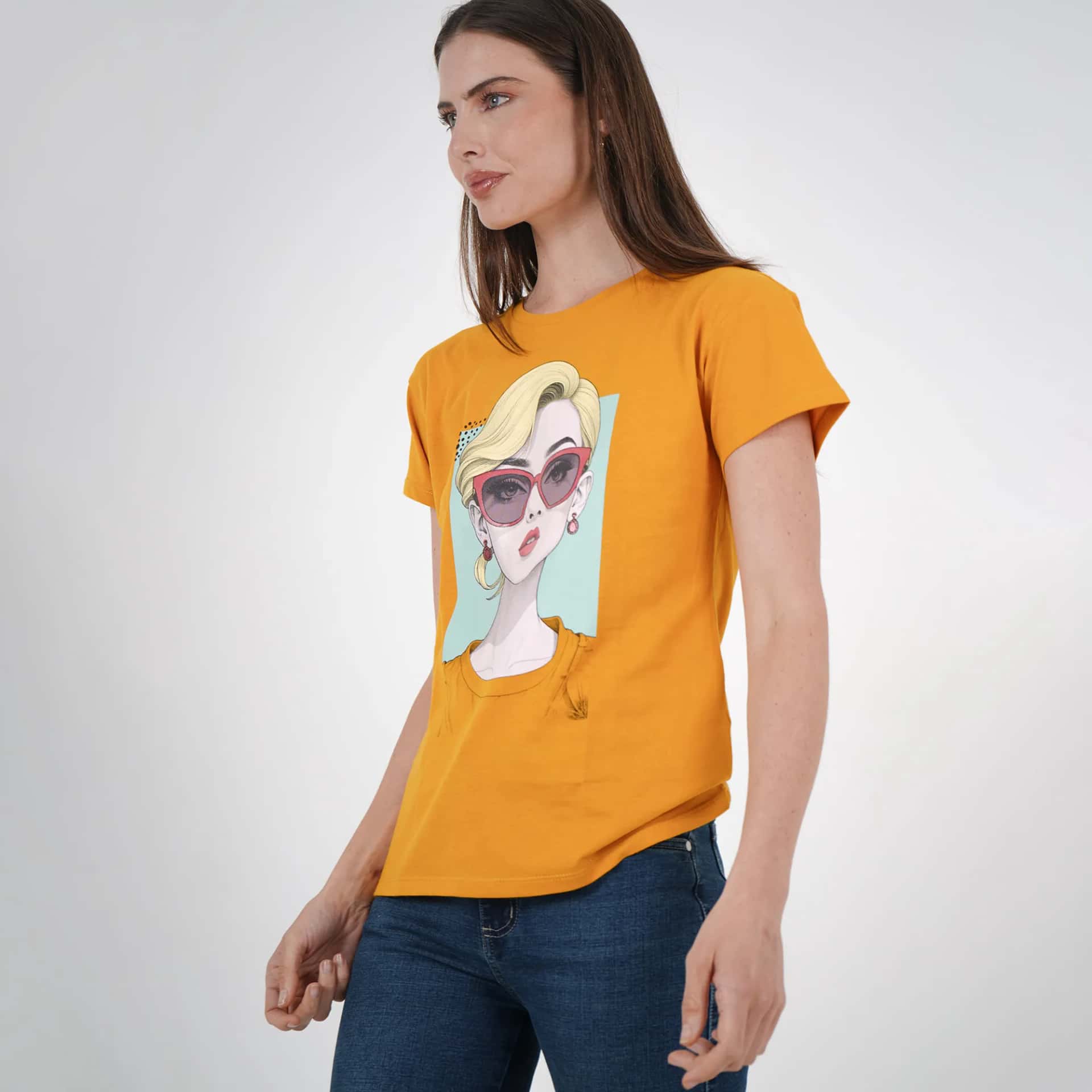 Camiseta Cuello Redondo Manga Corta
