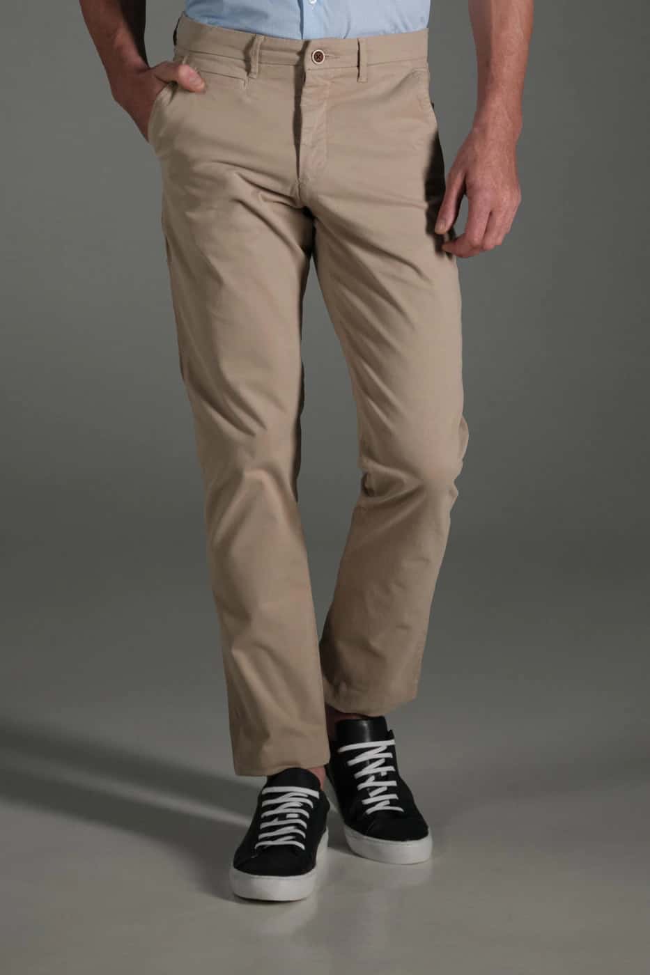 Pantalón Chino Slim Dril Beige