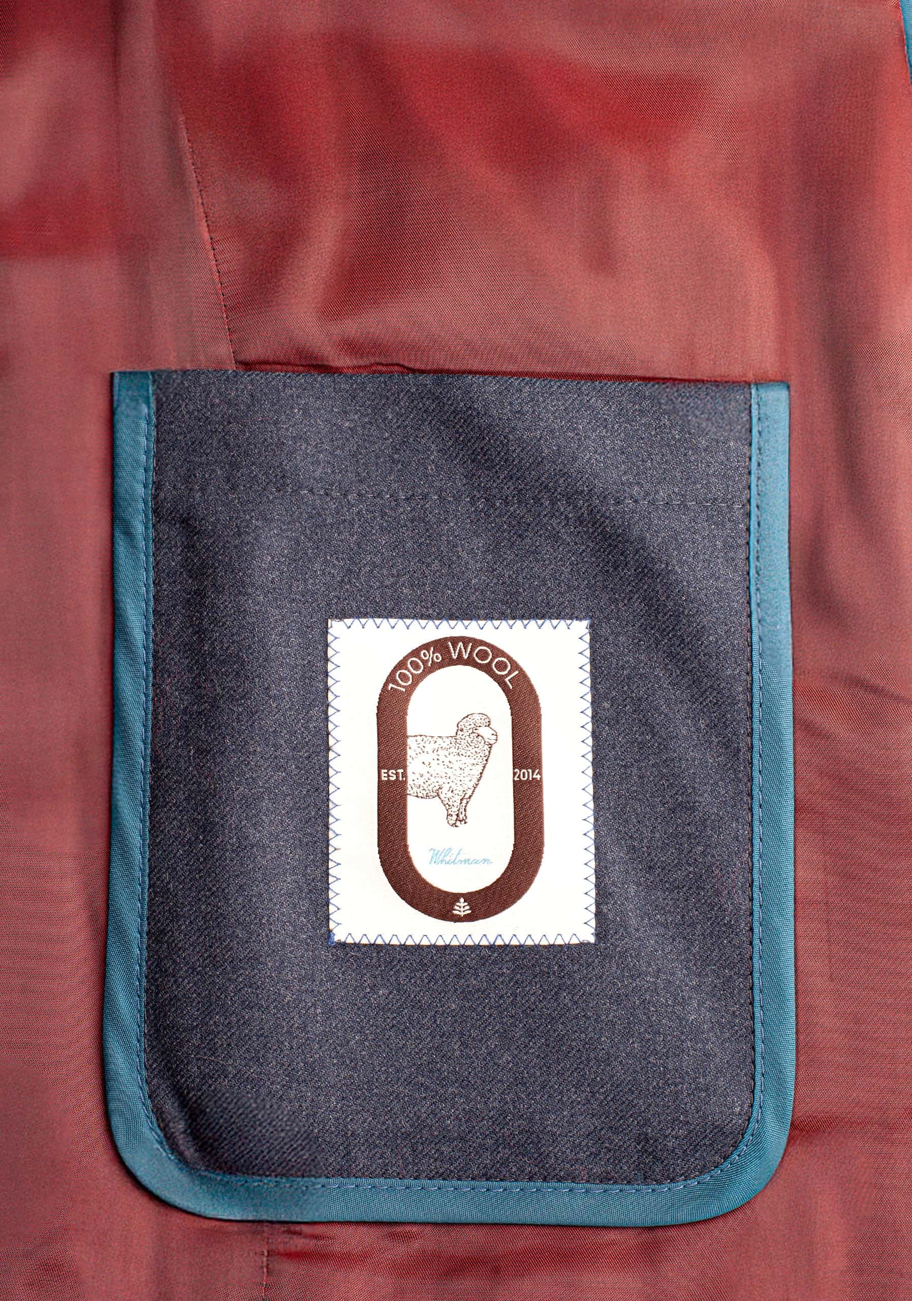 Chaqueta H Walt Lana Azul - miniatura 4