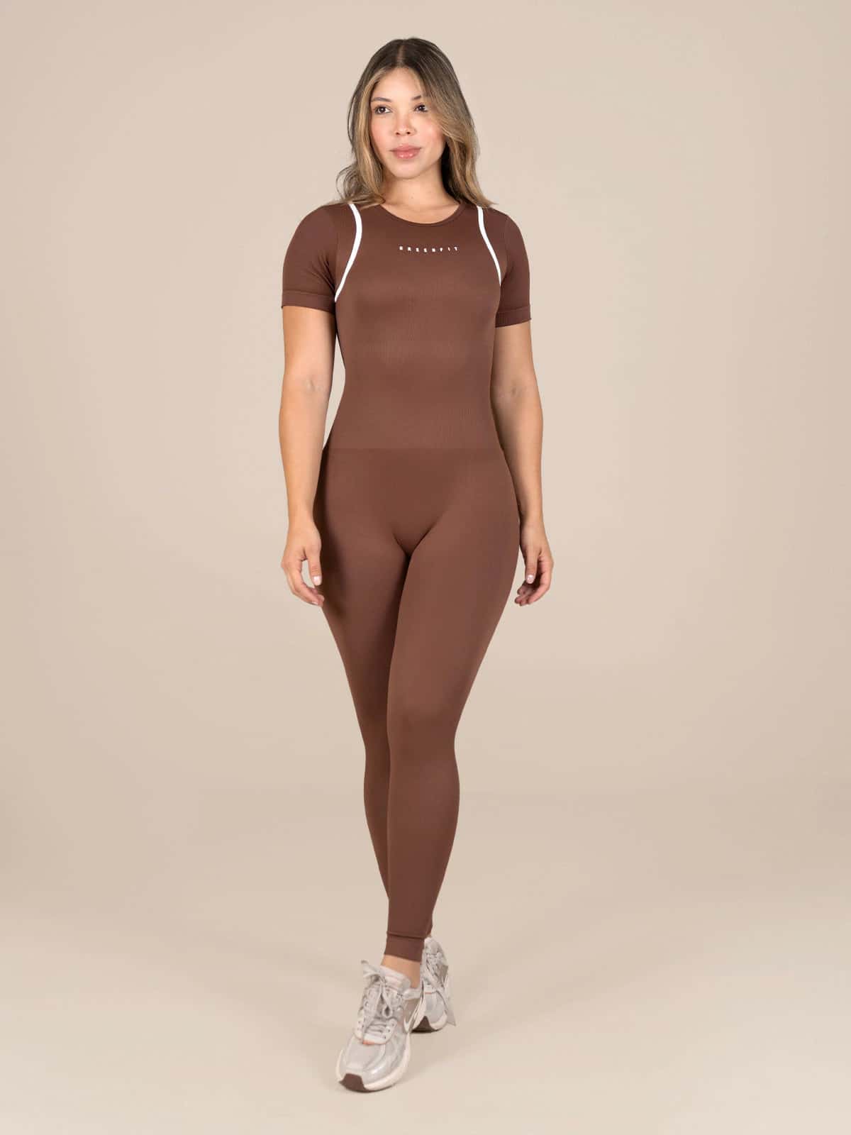 Vogue enterizo seamless cafe