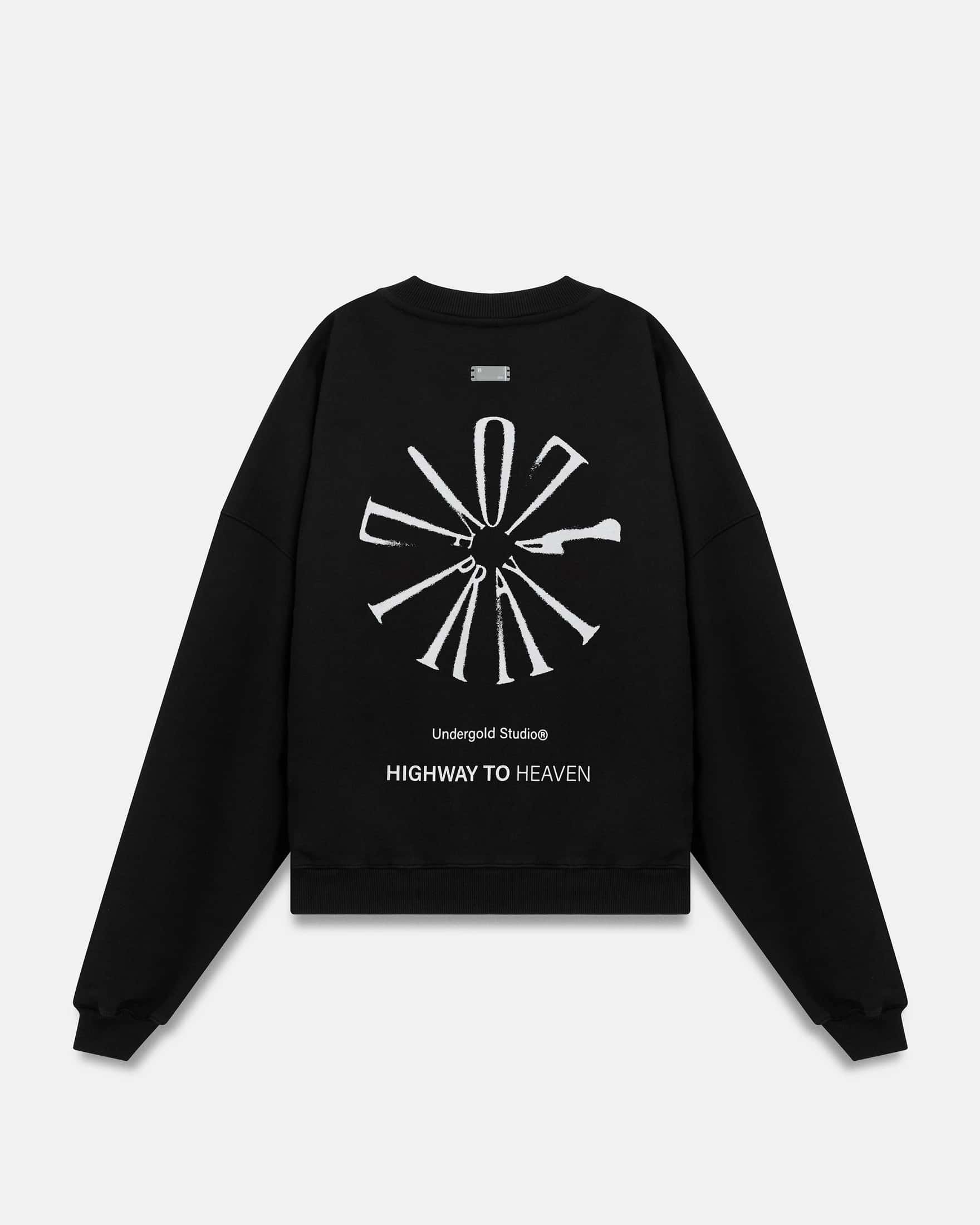 Spring Pray 4 Love Boxy Fit Crewneck Black